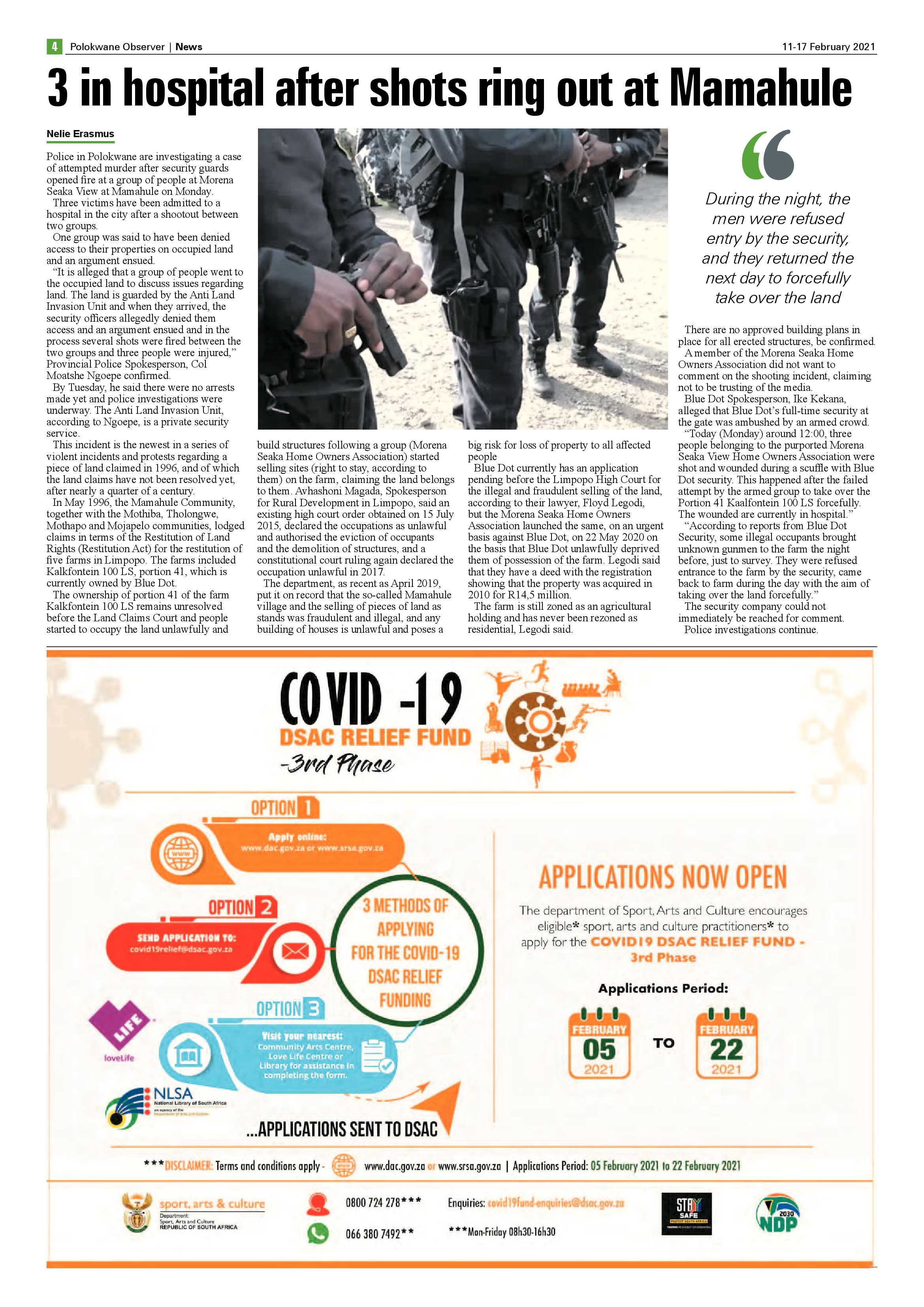 Polokwane Observer 11 February 2021 page 4