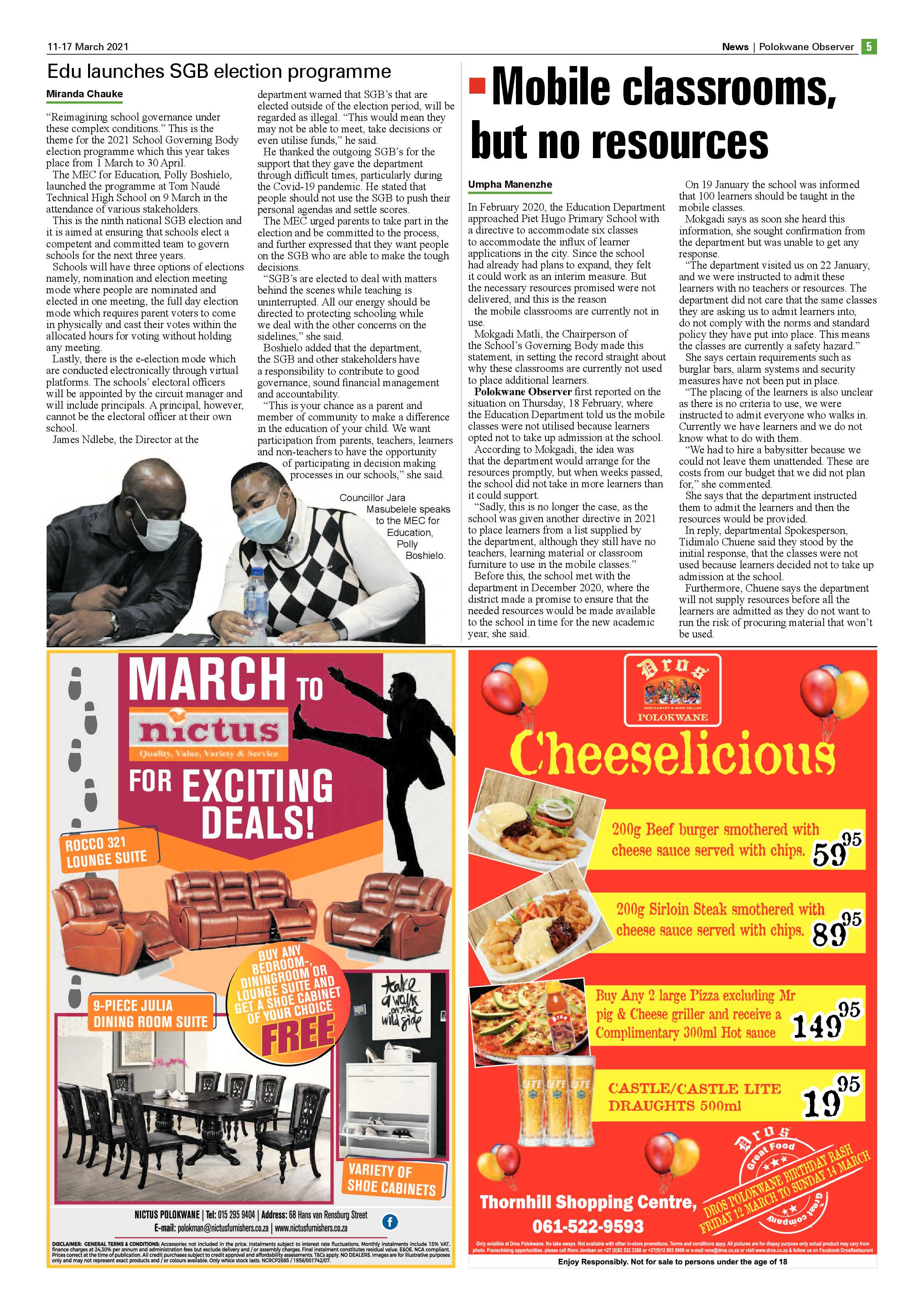 Polokwane Observer 11 March 2021 page 5