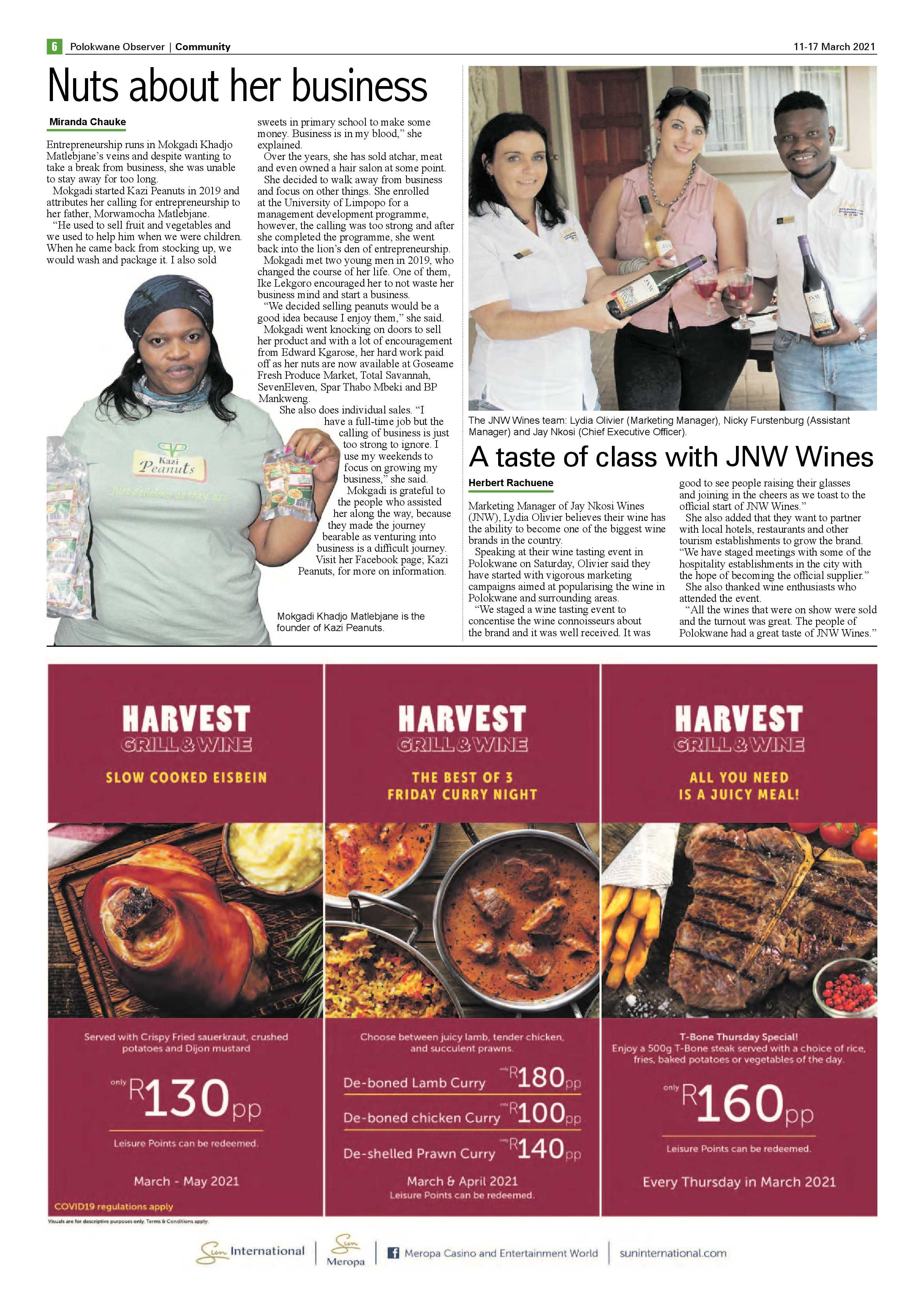 Polokwane Observer 11 March 2021 page 6