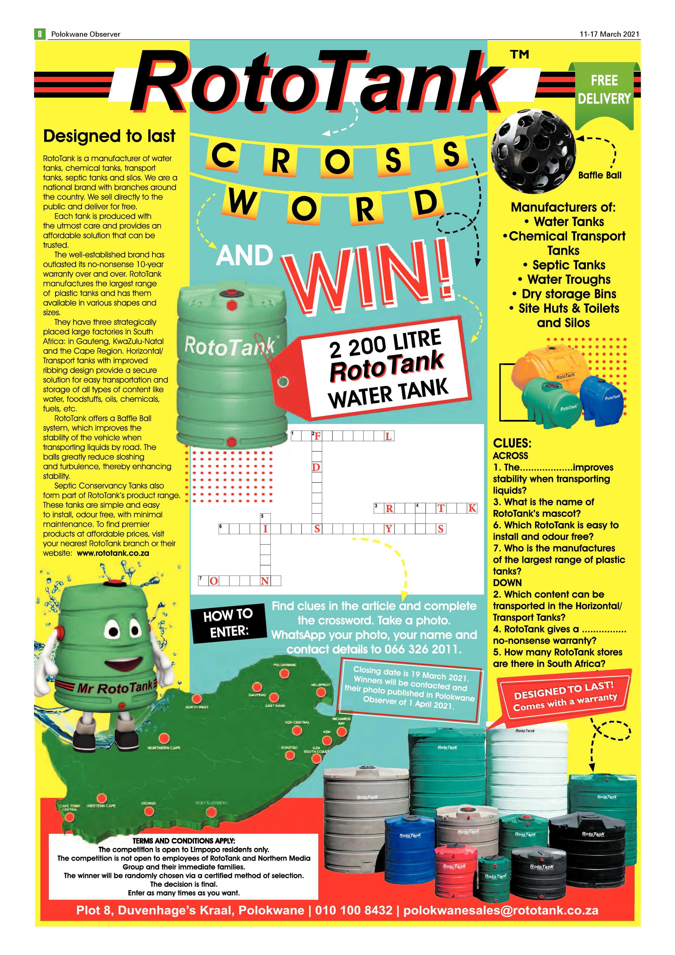 Polokwane Observer 11 March 2021 page 8