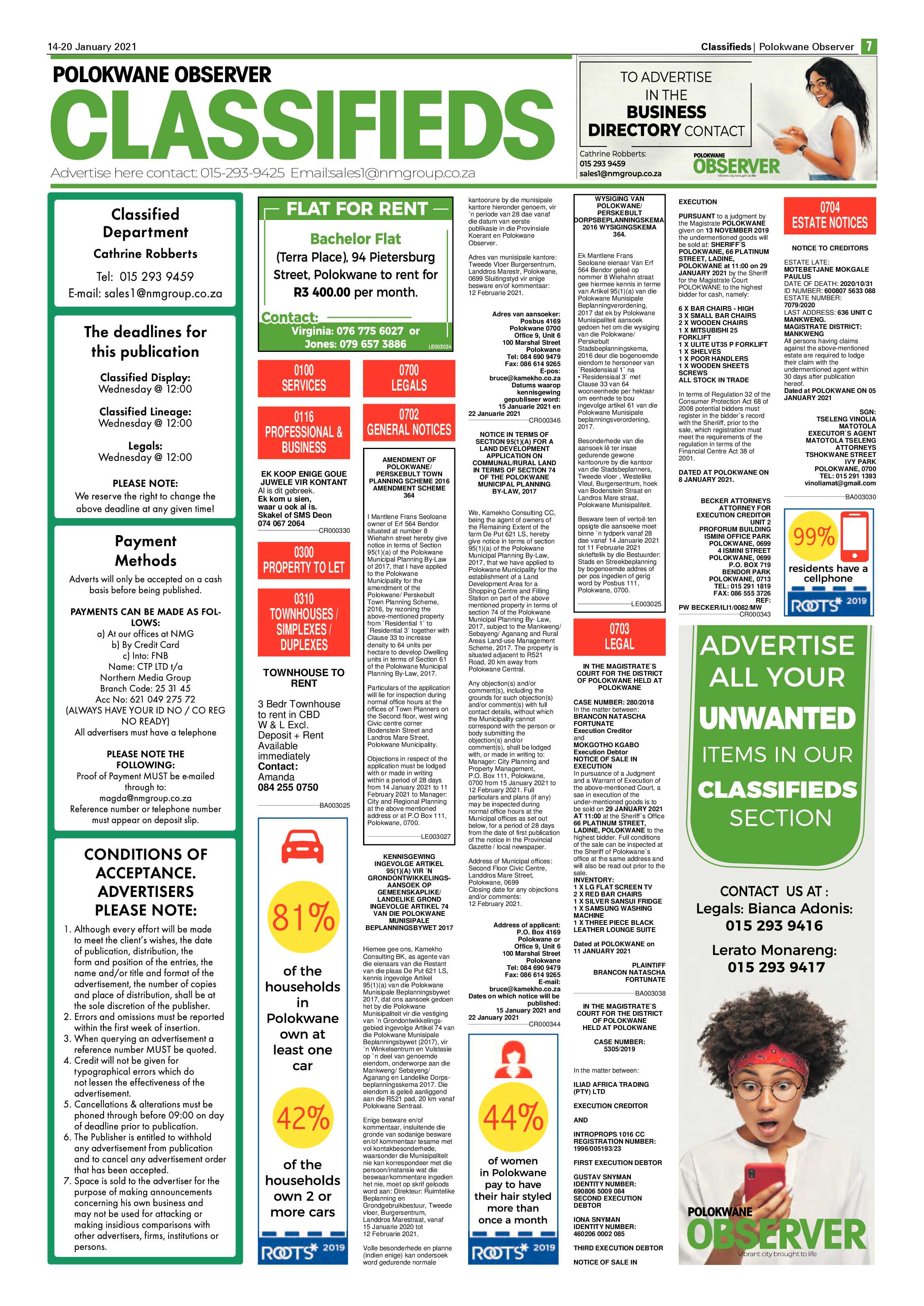 Polokwane Observer 14 January 2021 page 7