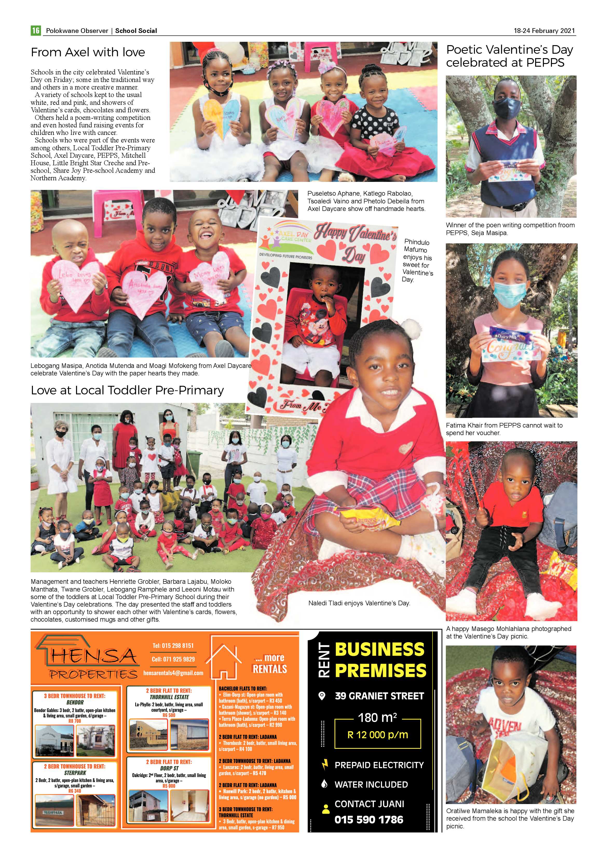 Polokwane Observer 18 February 2021 page 16