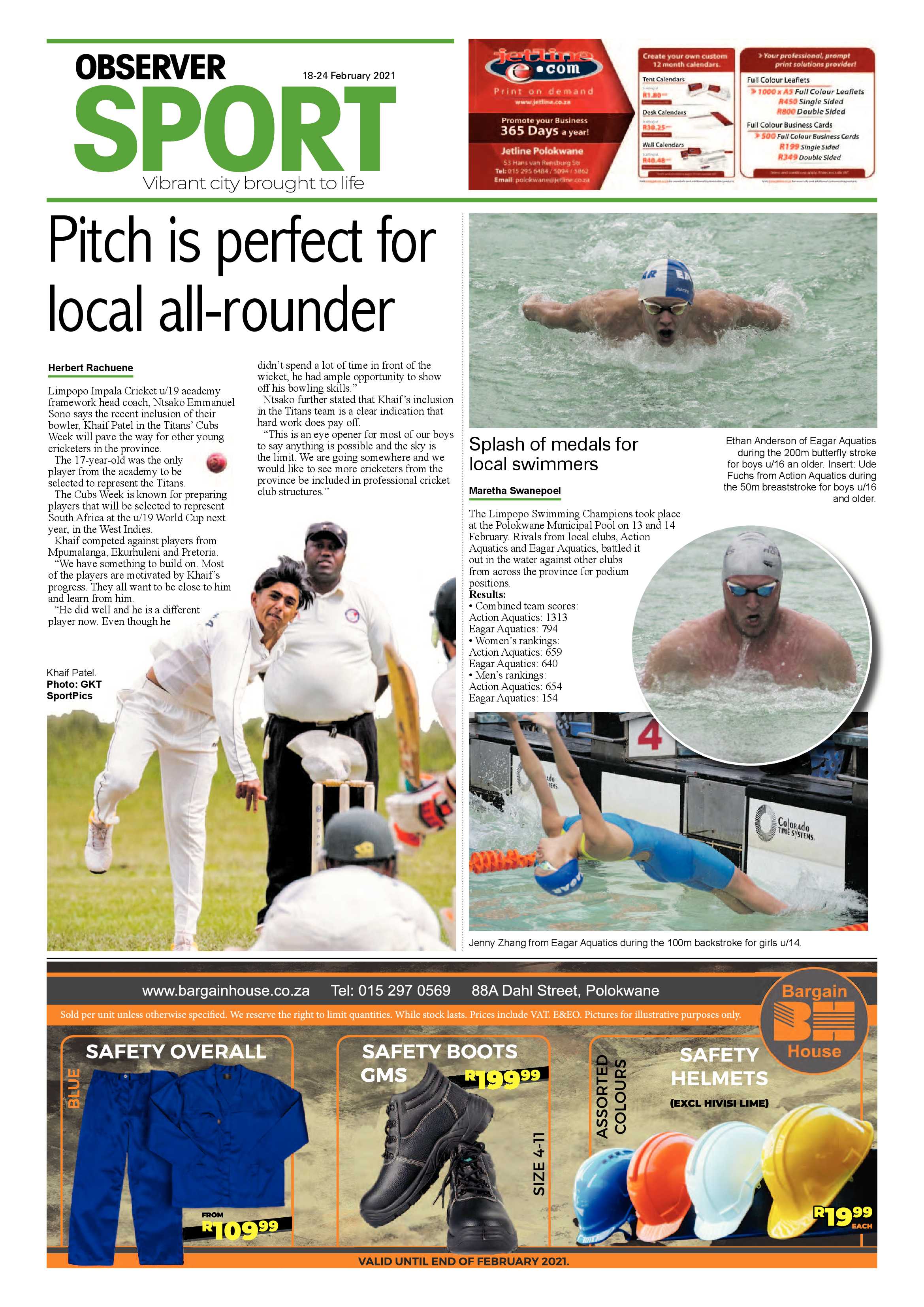 Polokwane Observer 18 February 2021 page 20