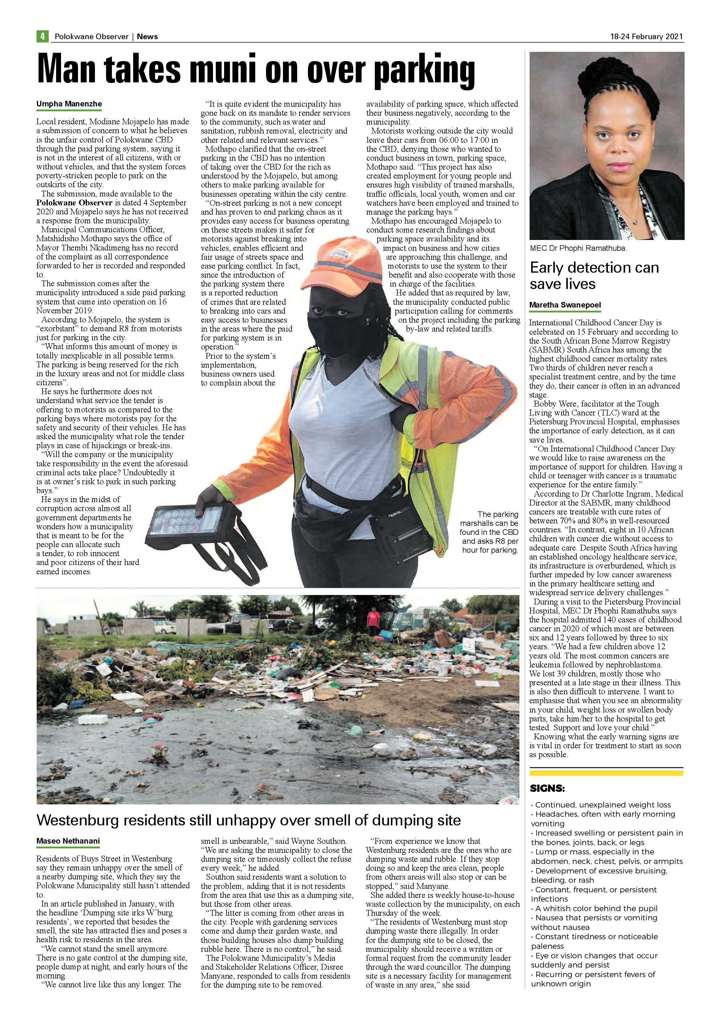Polokwane Observer 18 February 2021 page 4