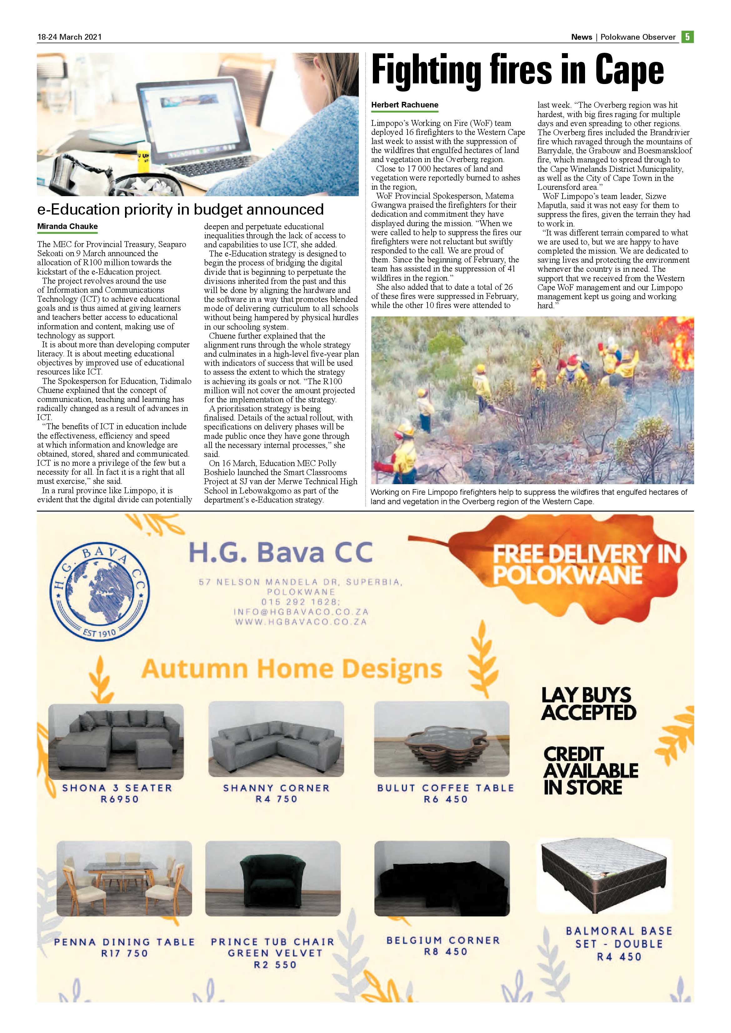 Polokwane Observer 18 March 2021 page 5
