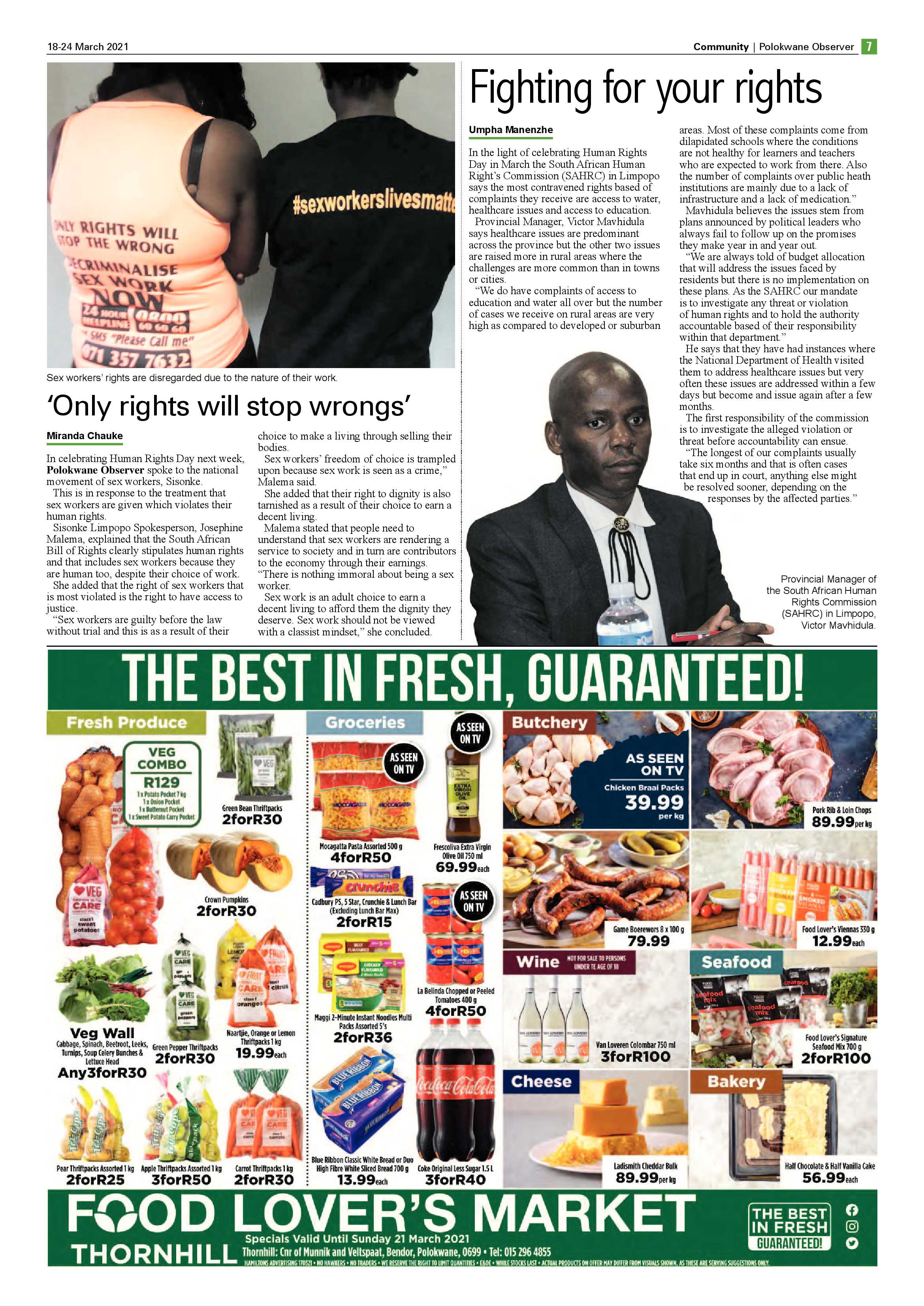Polokwane Observer 18 March 2021 page 7