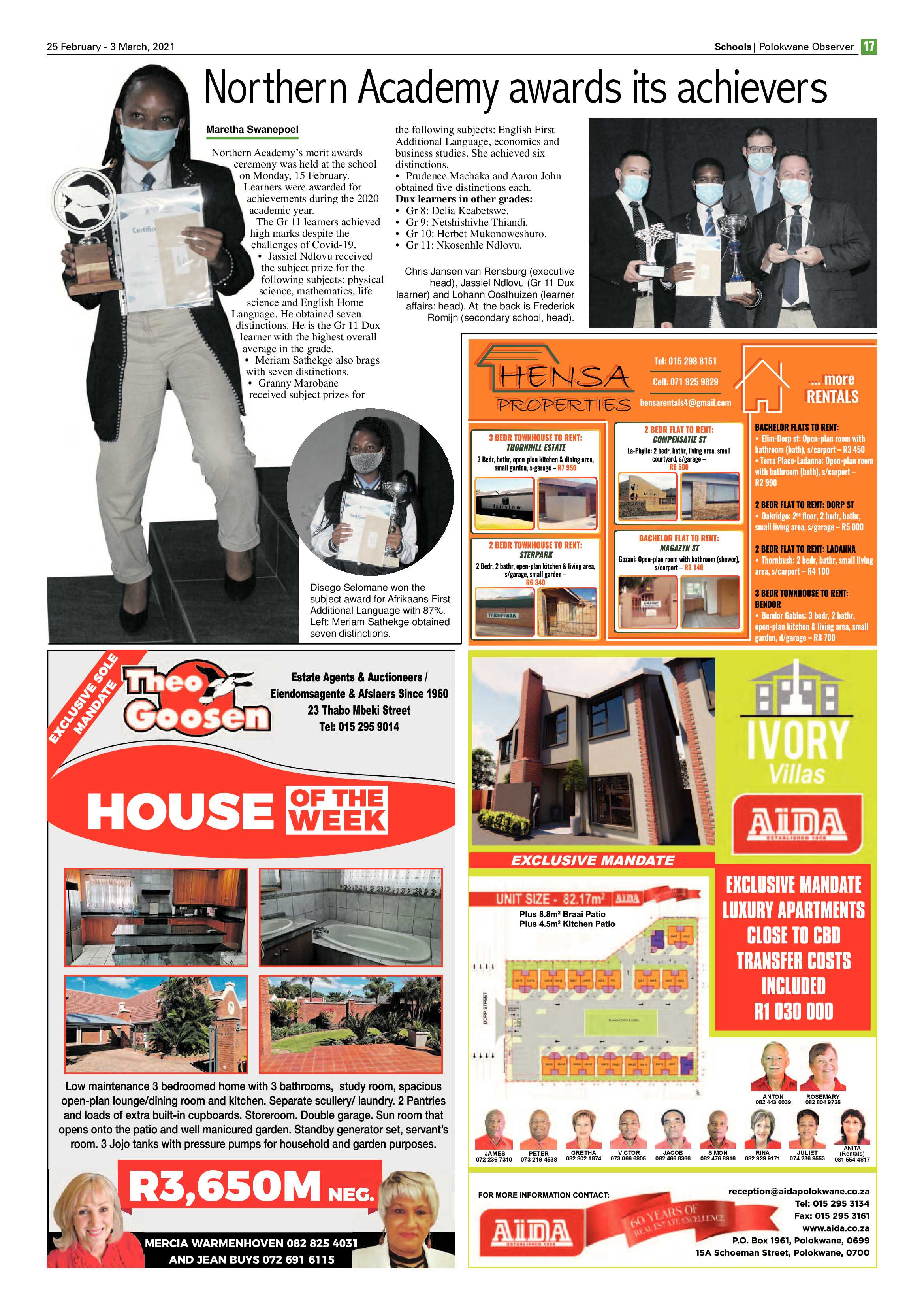 Polokwane Observer 25 February 2021 page 17