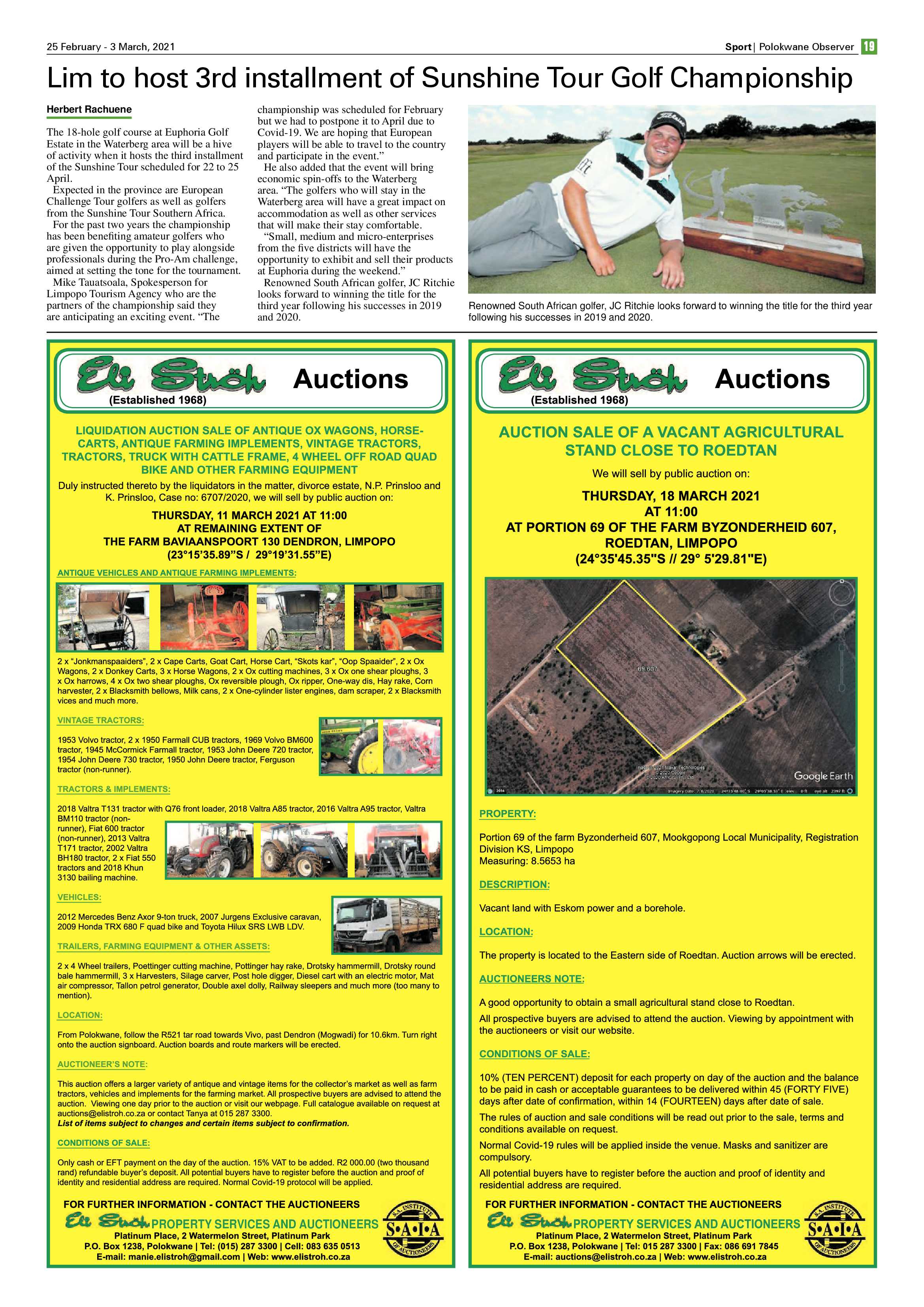 Polokwane Observer 25 February 2021 page 19