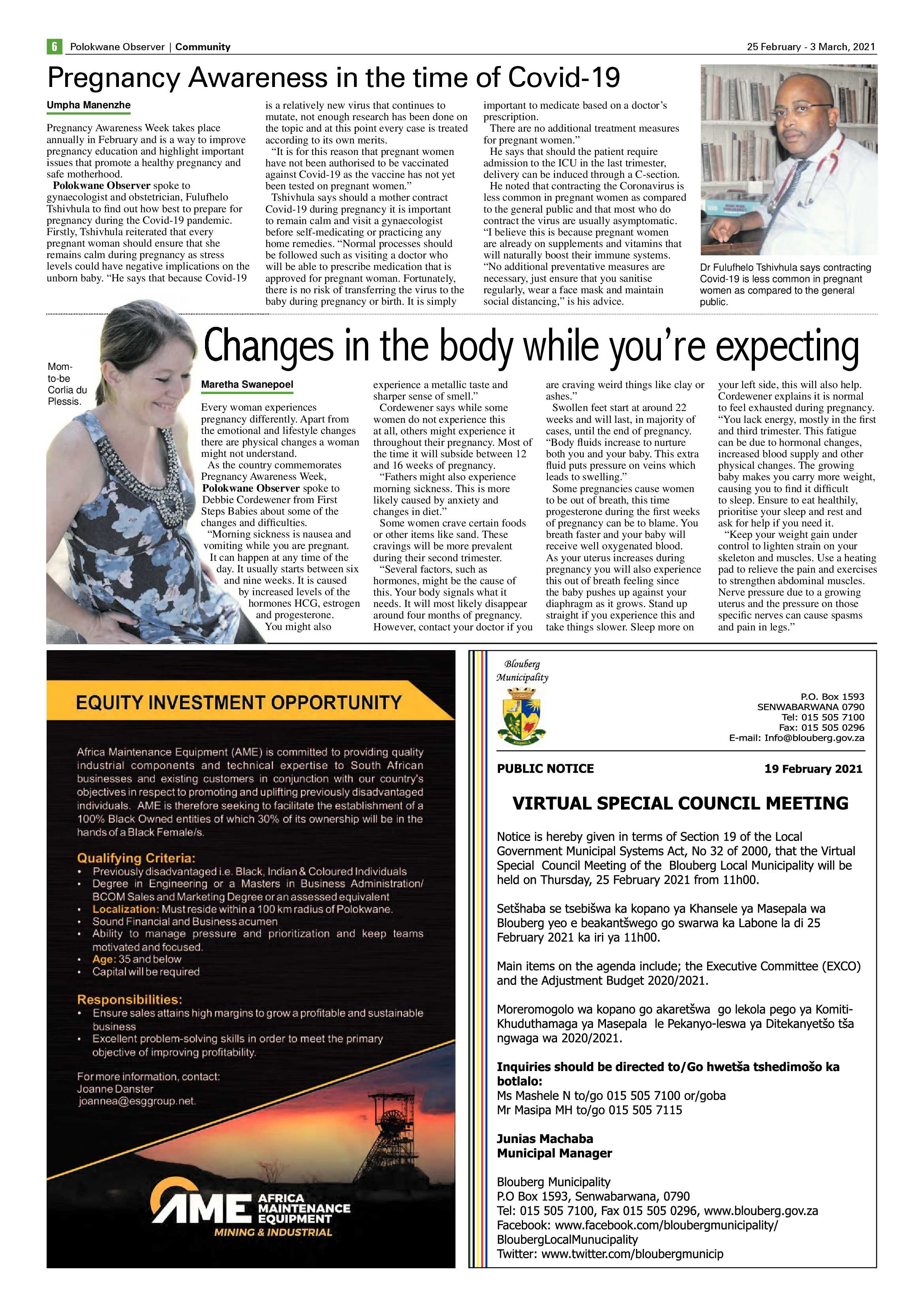 Polokwane Observer 25 February 2021 page 6