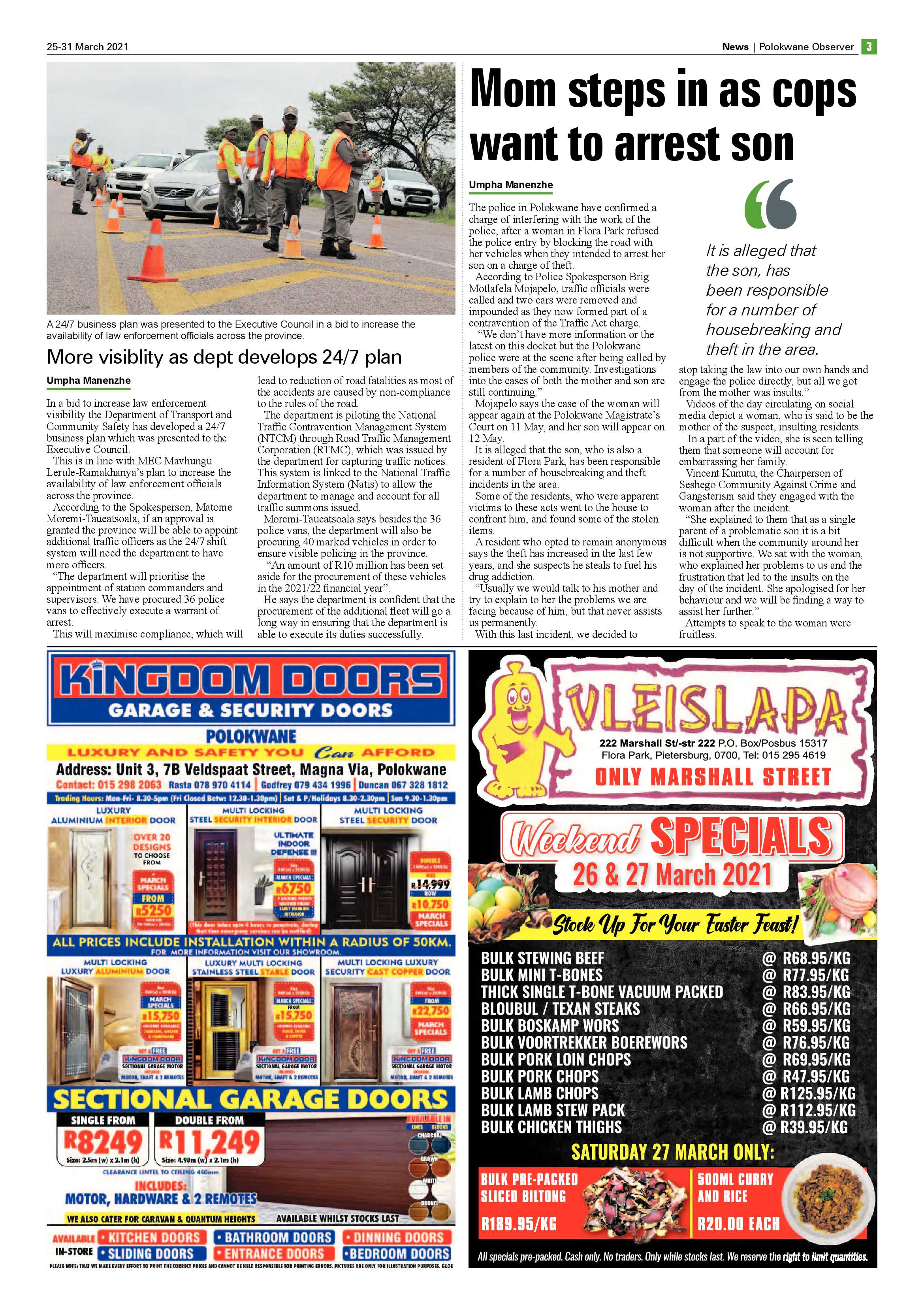 Polokwane Observer 25 March 2021 page 3