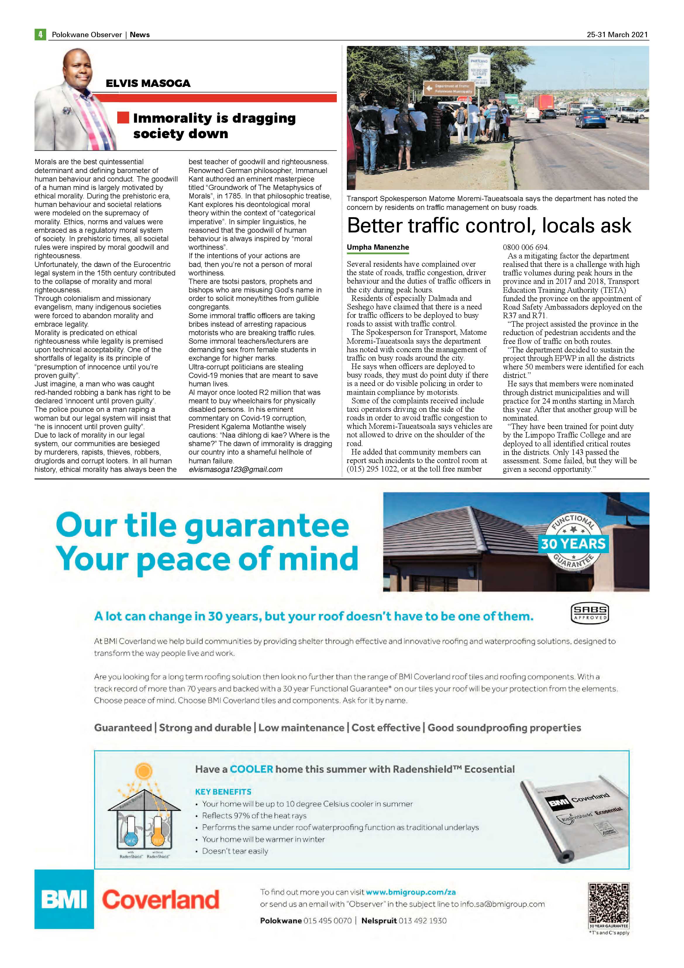 Polokwane Observer 25 March 2021 page 4