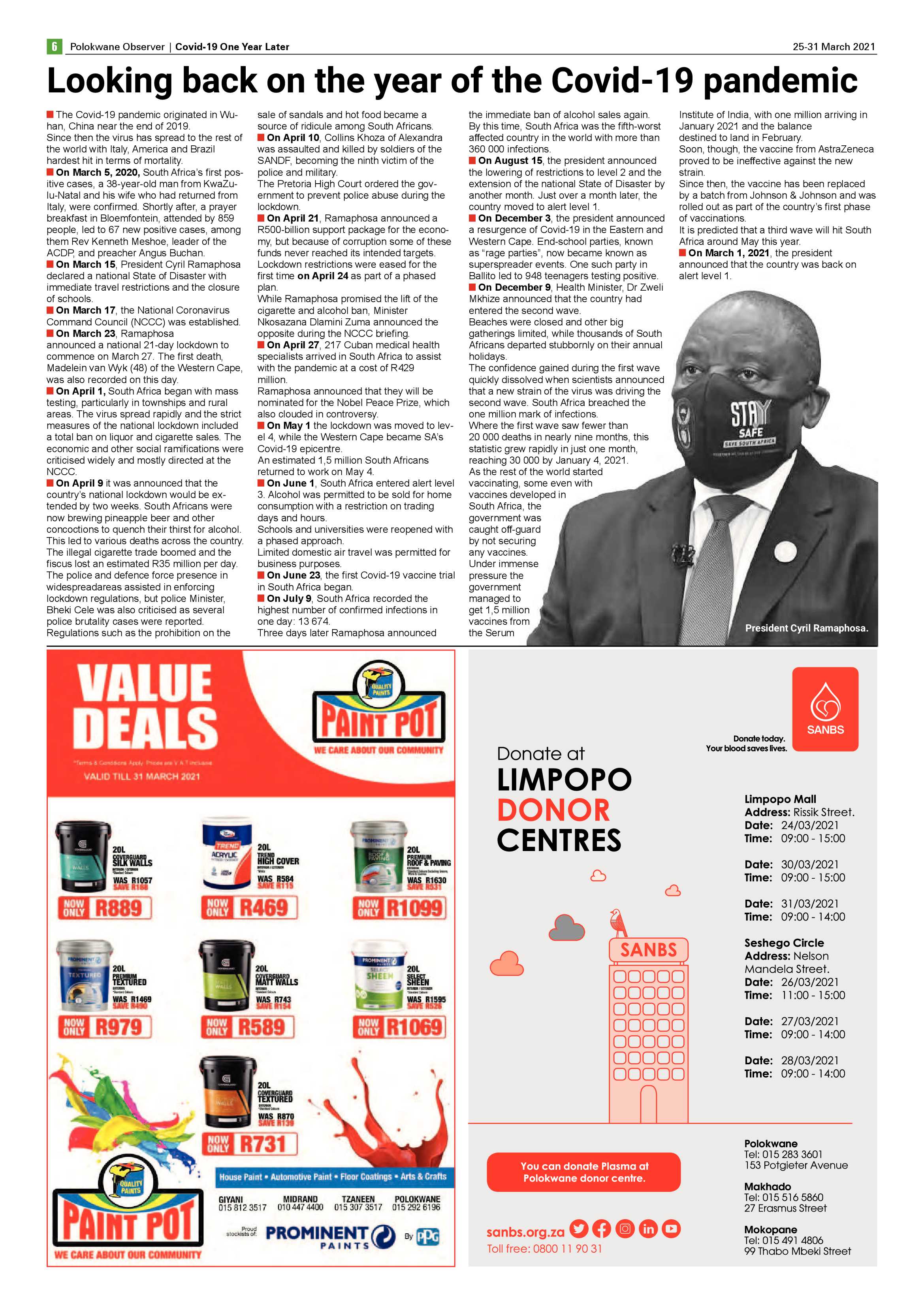 Polokwane Observer 25 March 2021 page 6
