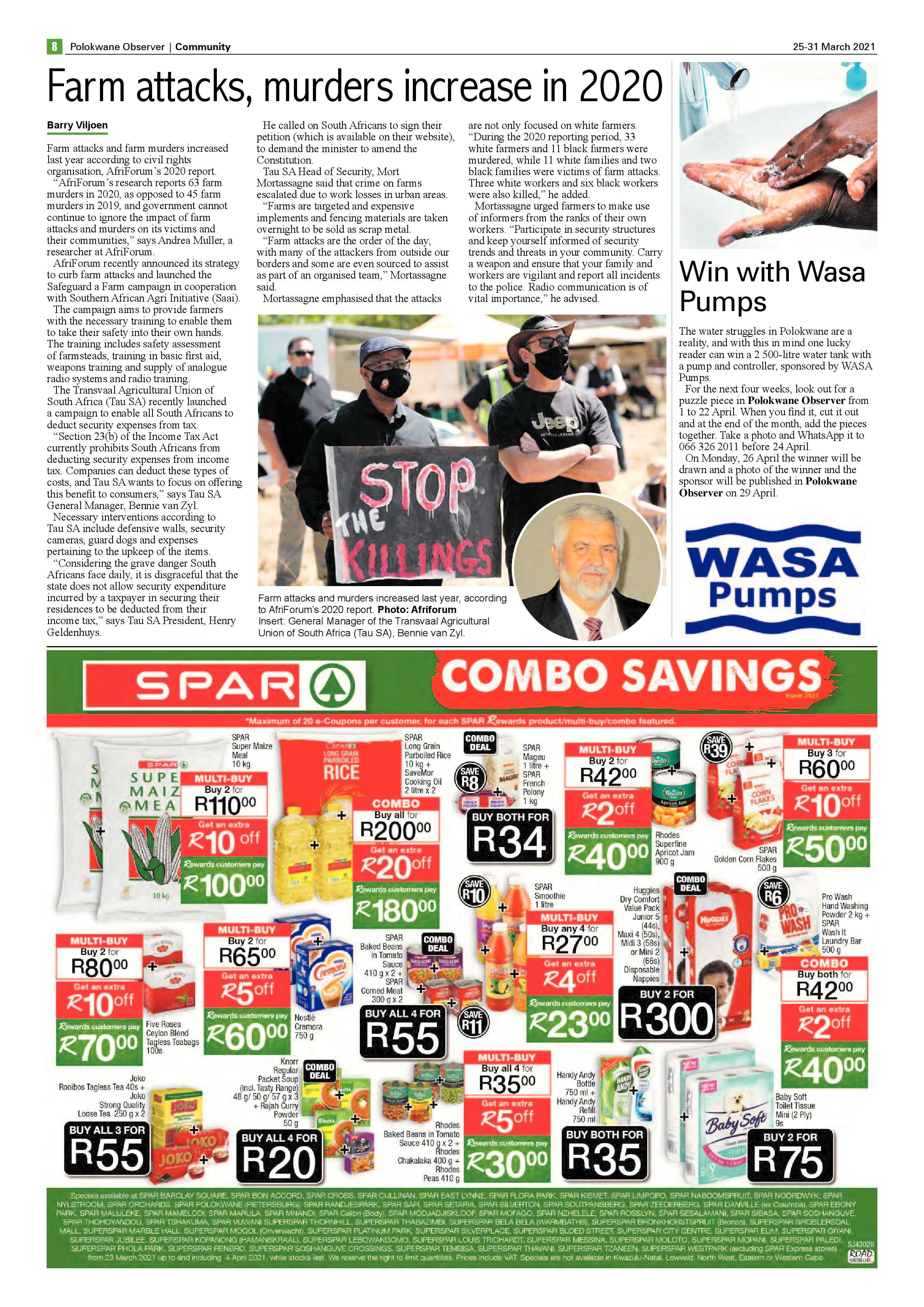 Polokwane Observer 25 March 2021 page 8