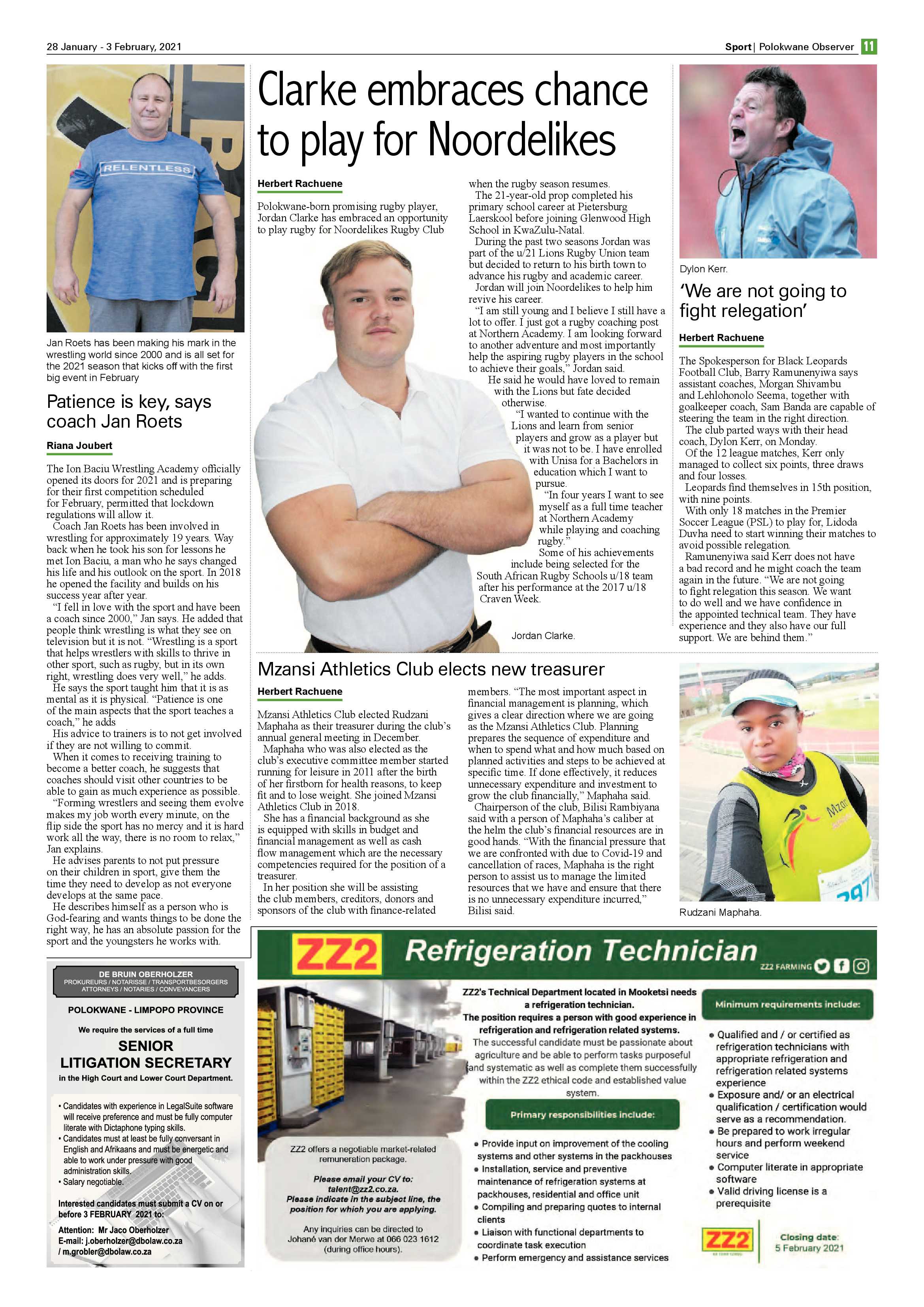 Polokwane Observer 28 January 2021 page 11