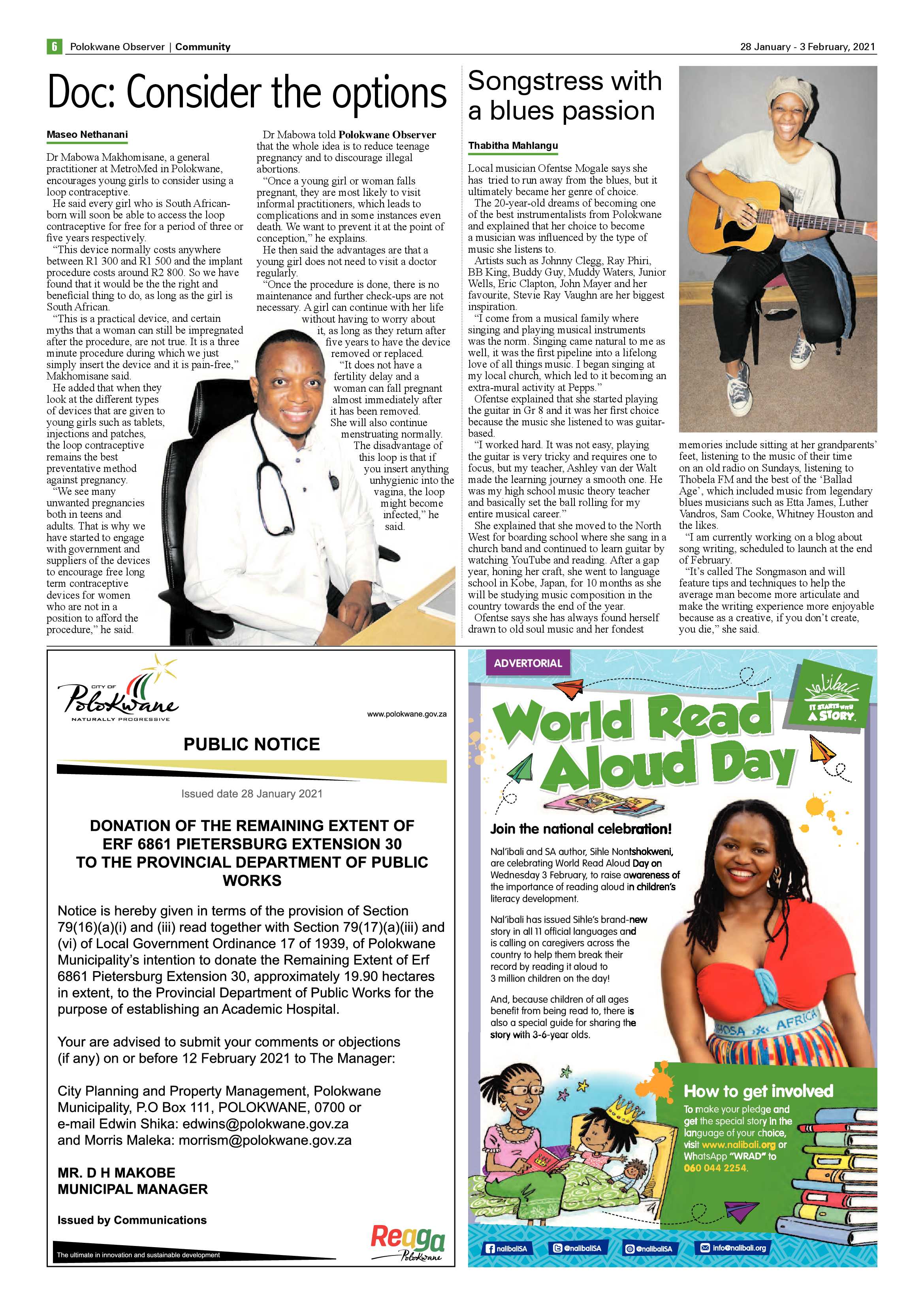 Polokwane Observer 28 January 2021 page 6