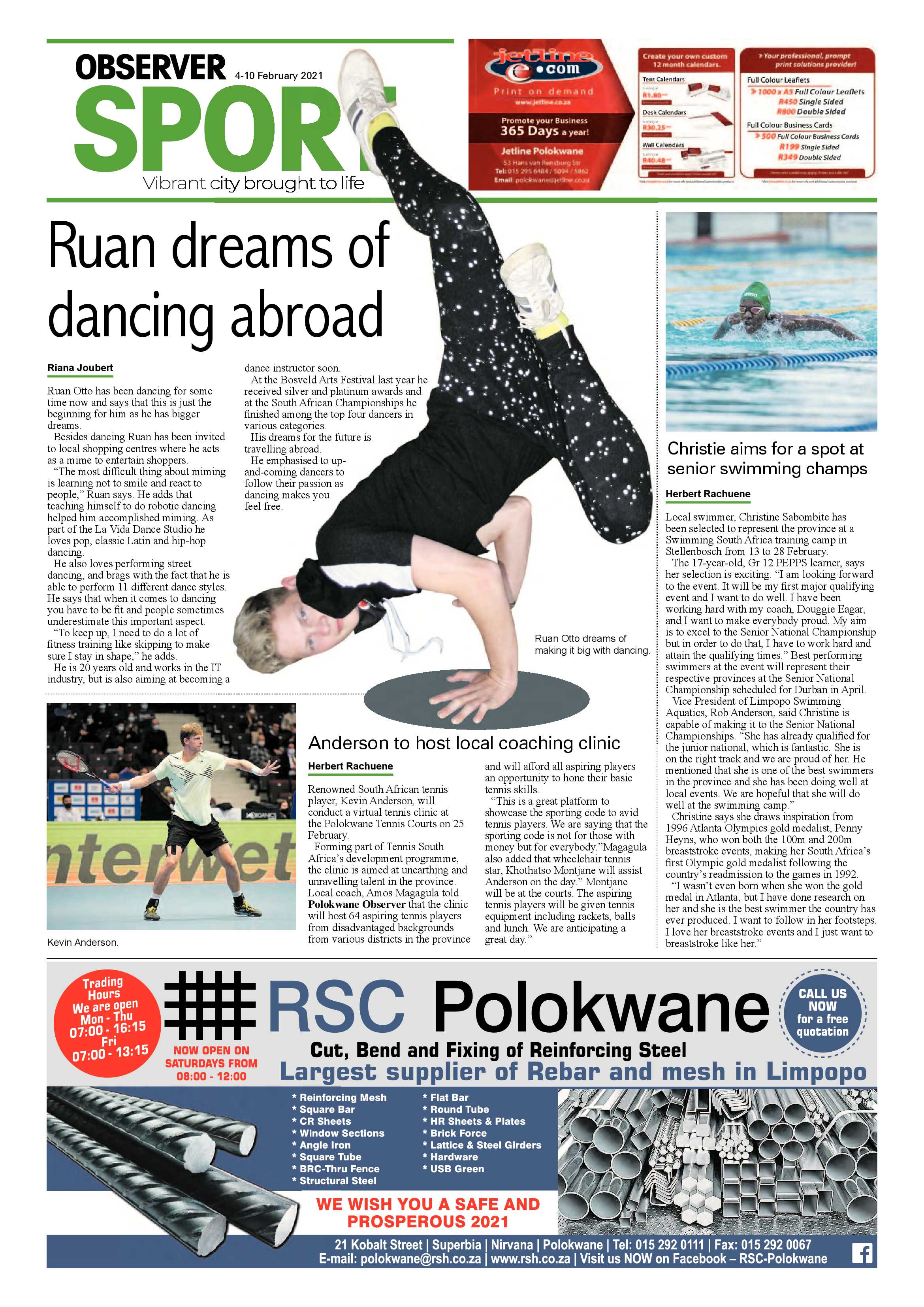 Polokwane Observer 4 February 2021 page 16