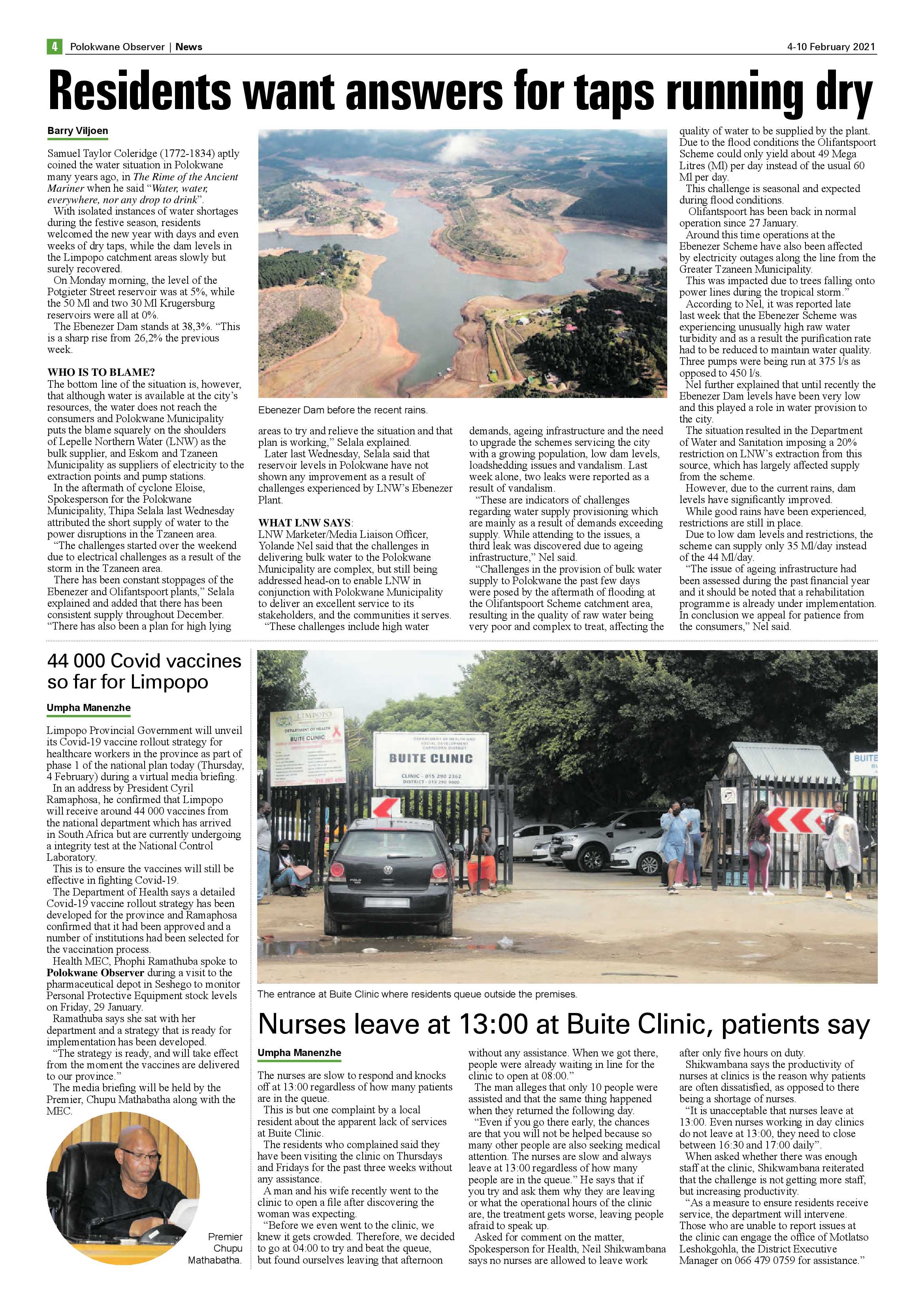 Polokwane Observer 4 February 2021 page 4