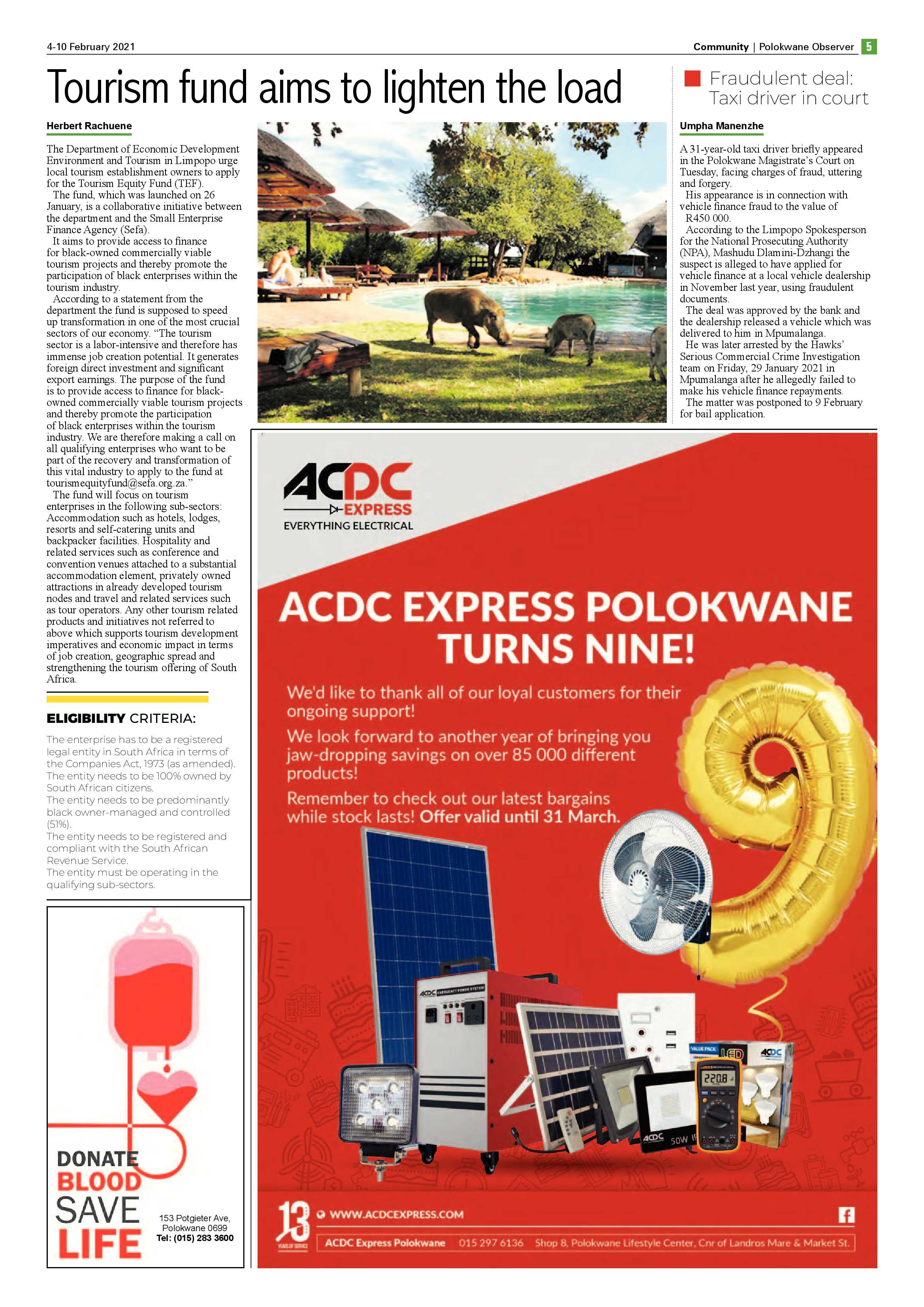 Polokwane Observer 4 February 2021 page 5