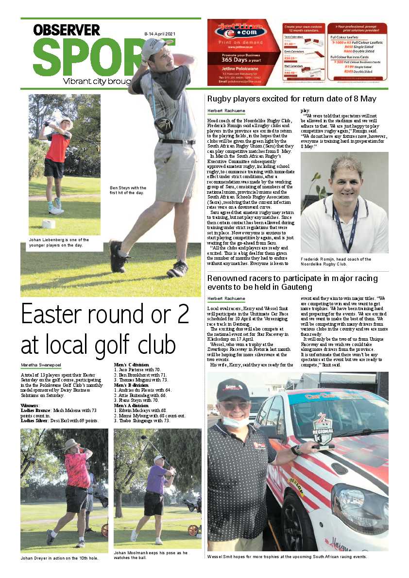 Polokwane Observer 8 April 2021 page 12