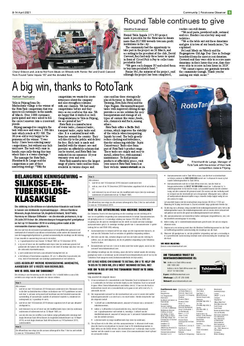 Polokwane Observer 8 April 2021 page 5