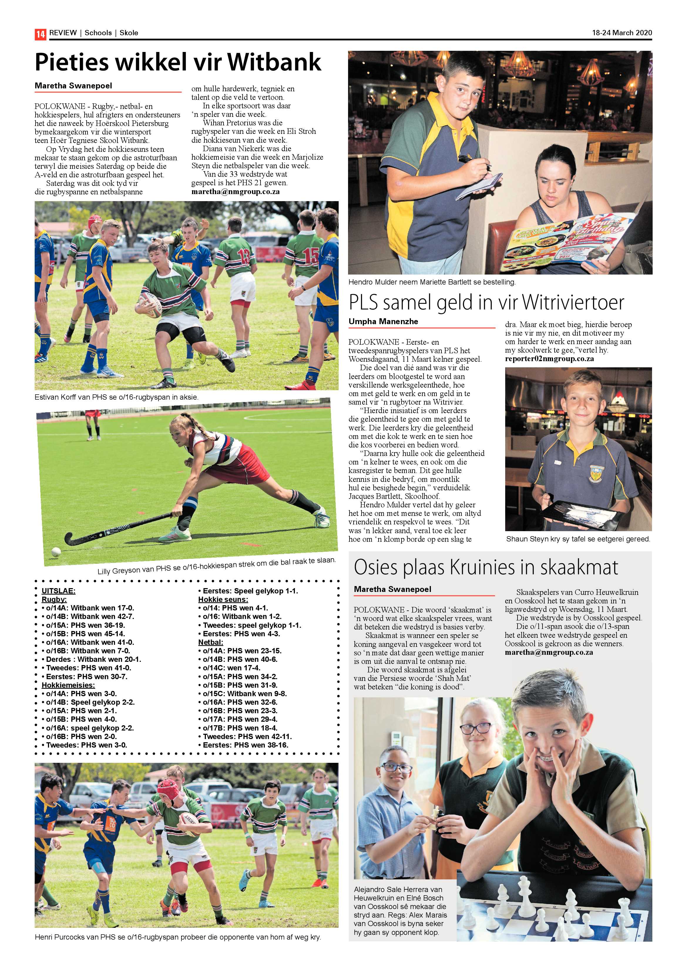 Polokwane Review 18 March 2020 page 14
