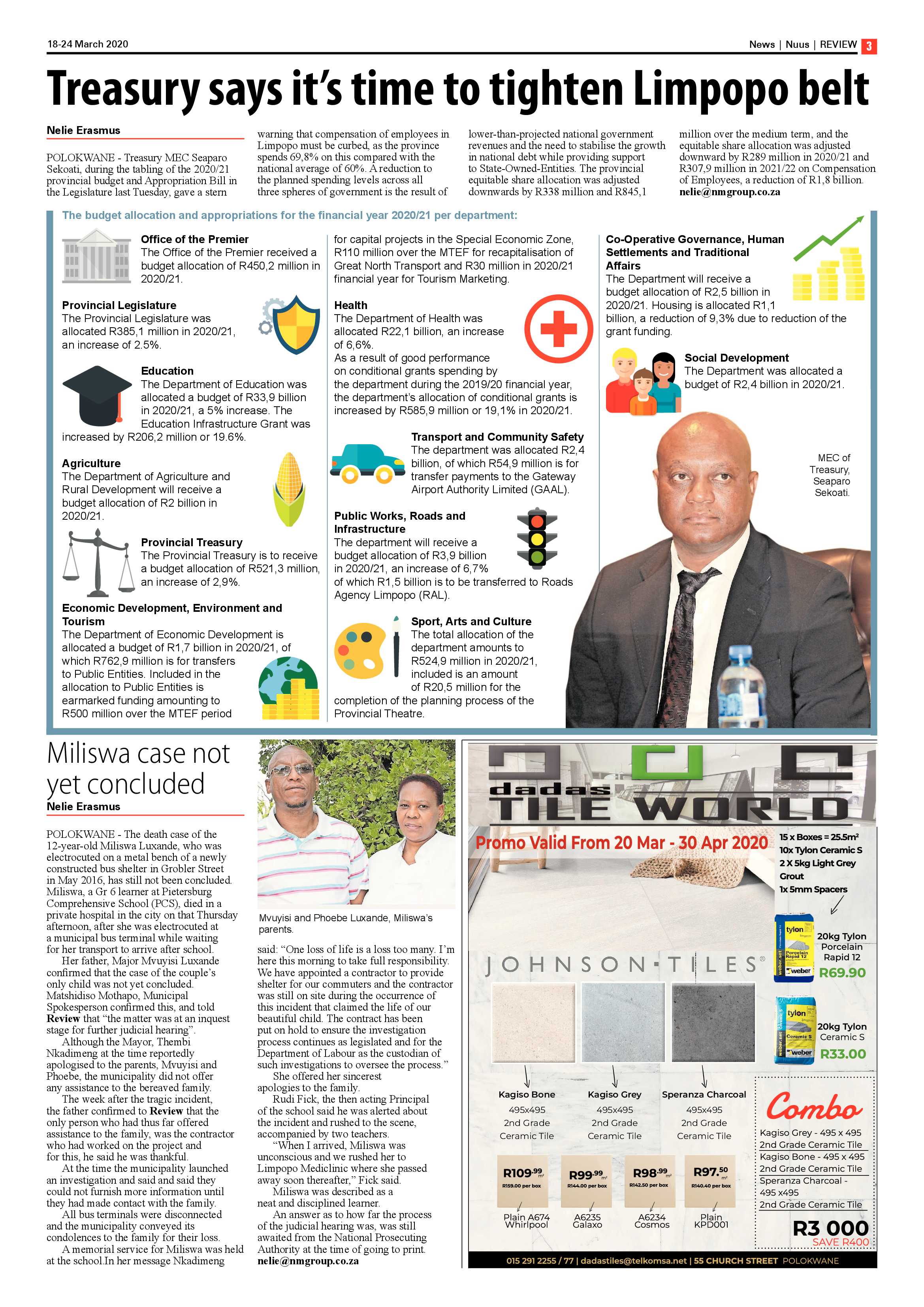 Polokwane Review 18 March 2020 page 3