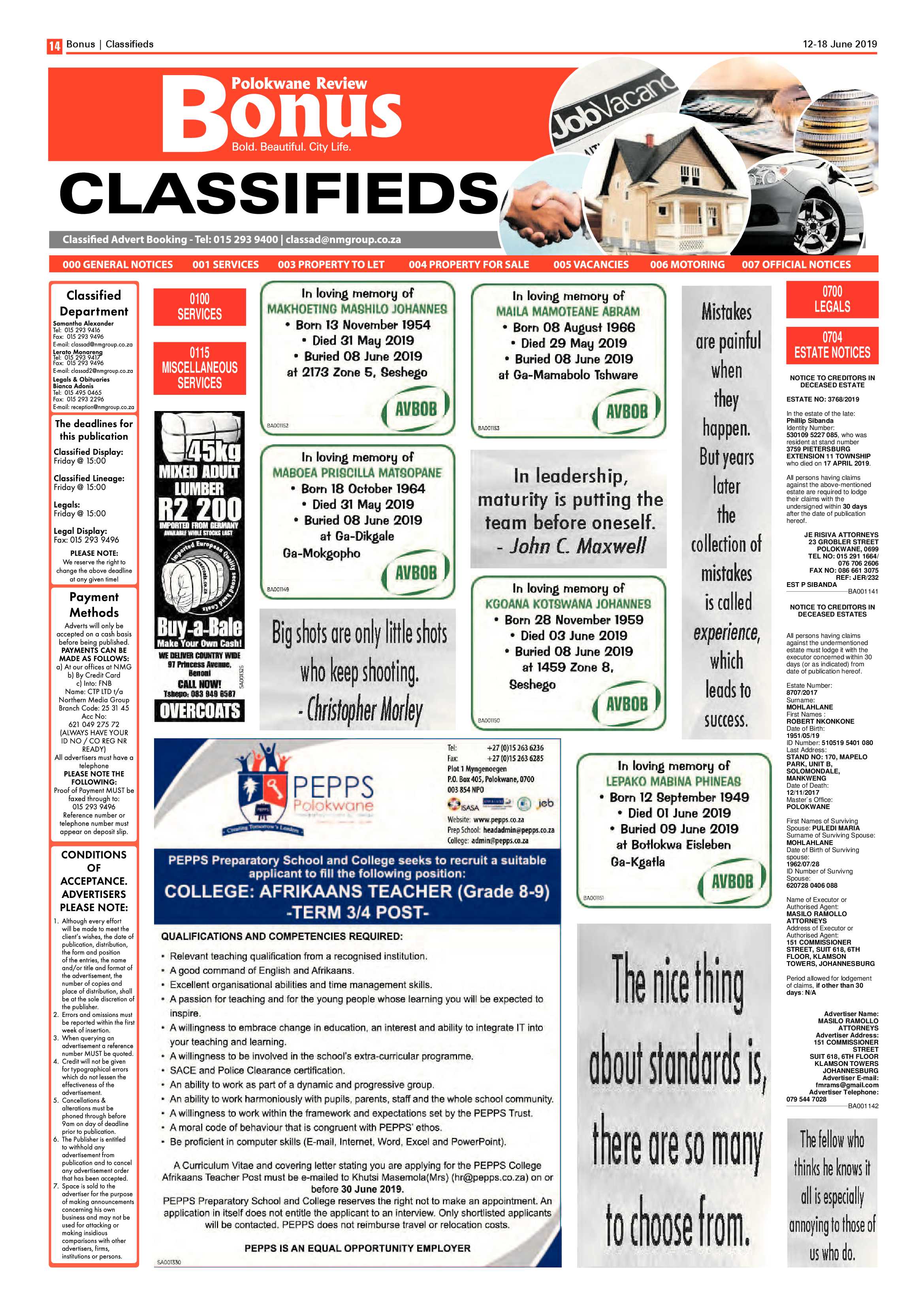 Review Bonus 12 June 2019 page 14