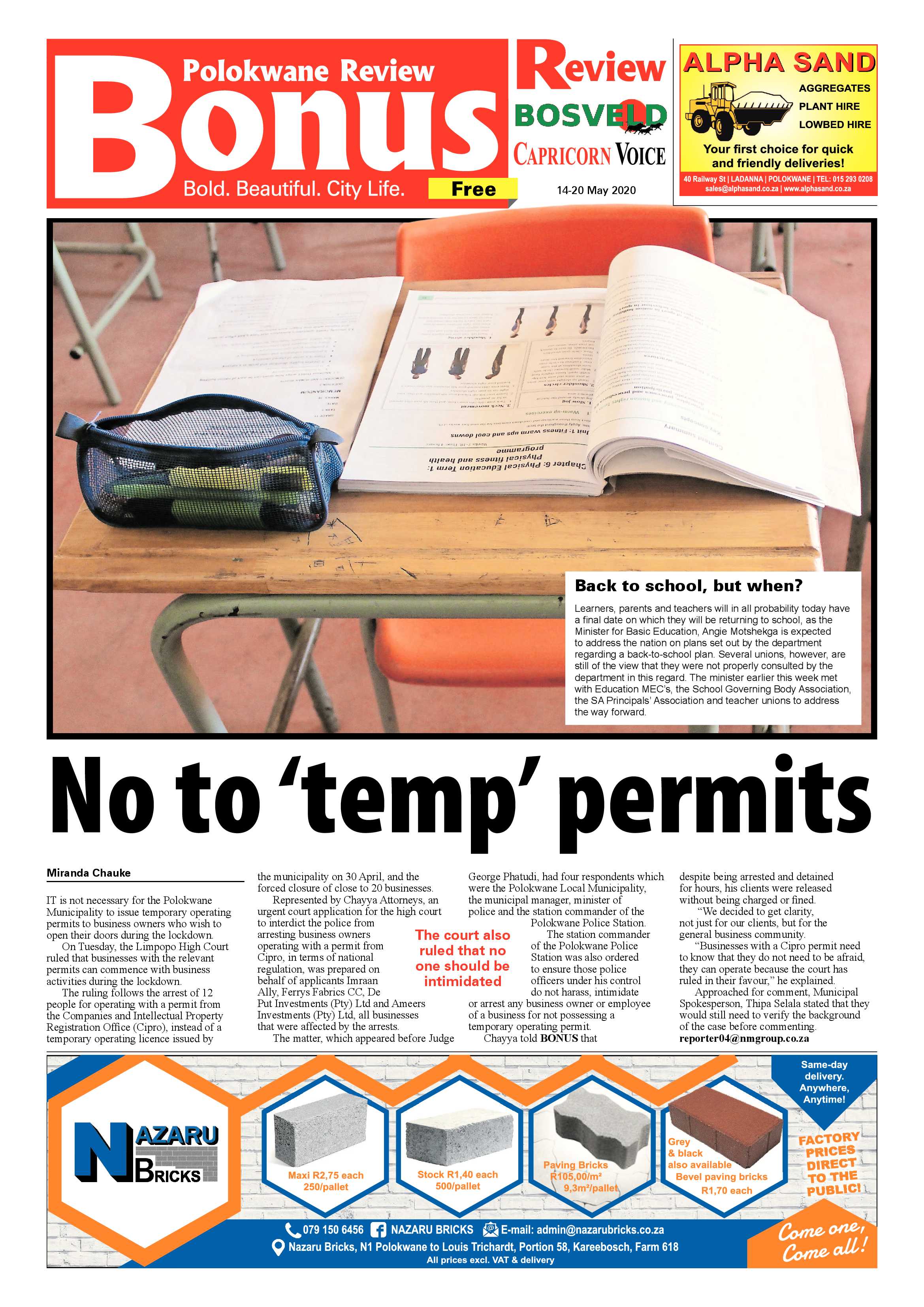 Review Bonus 14 May 2020 page 1