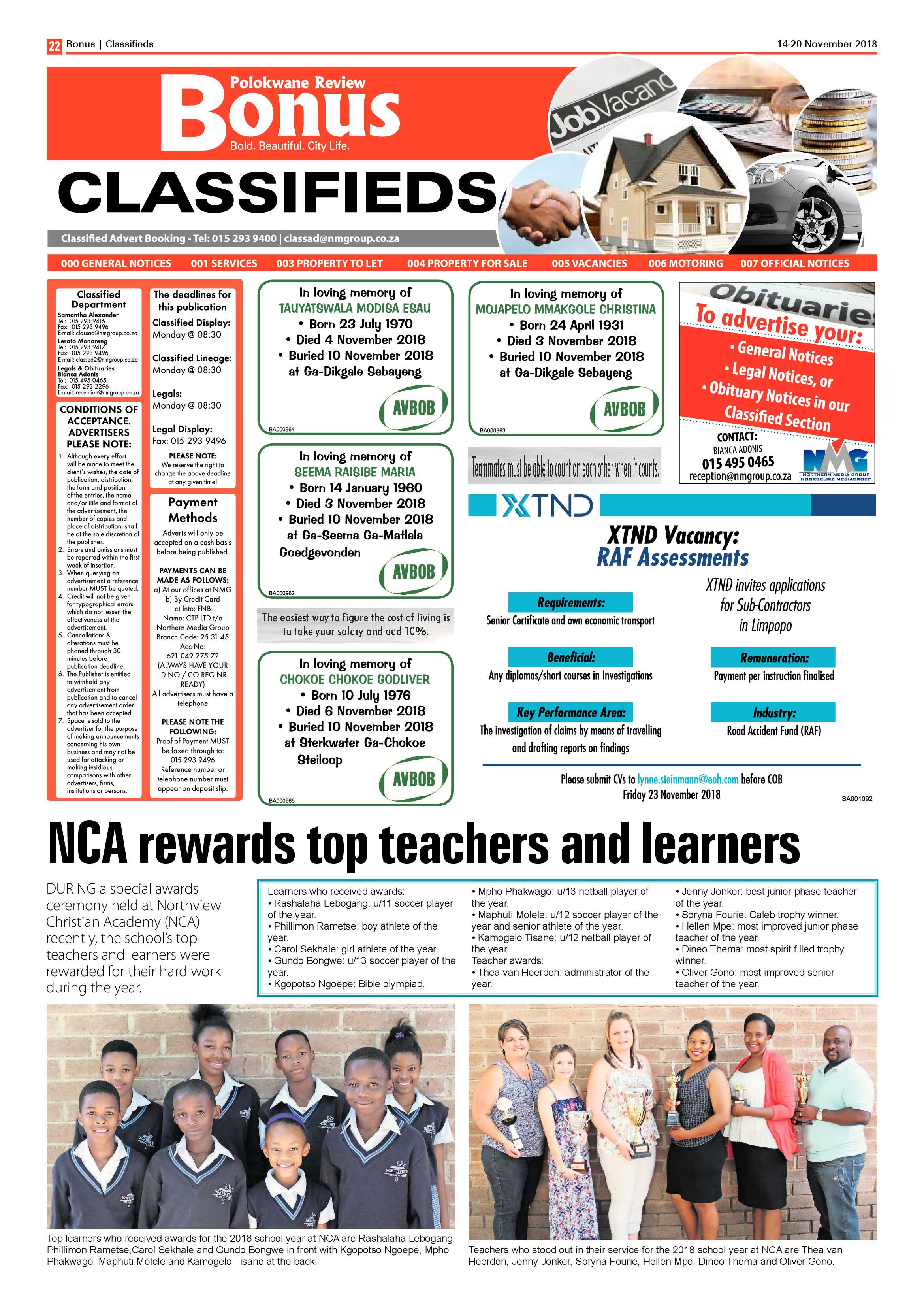 Review Bonus 14 November 2018 page 22