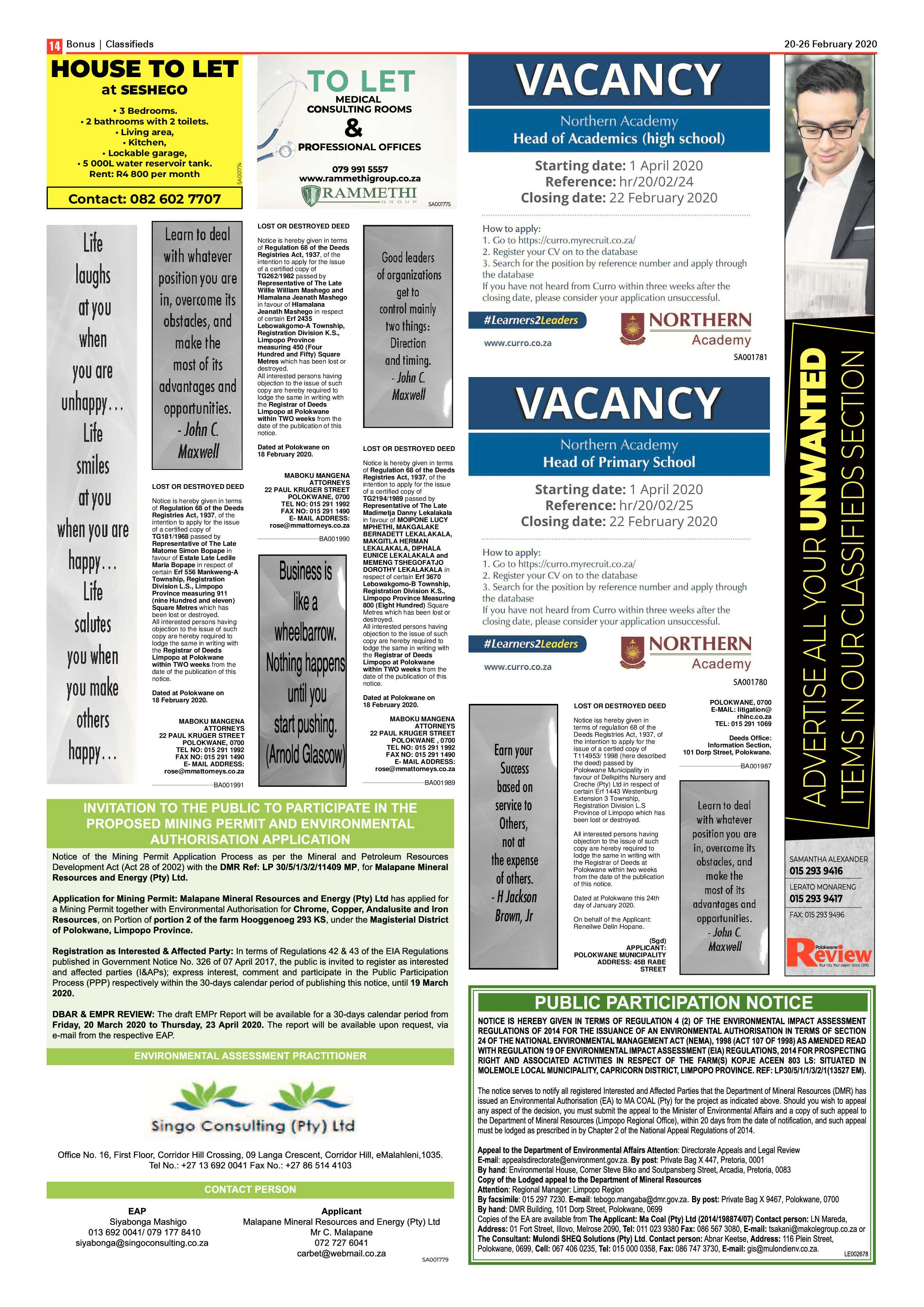 Review Bonus 20 February 2020 page 14