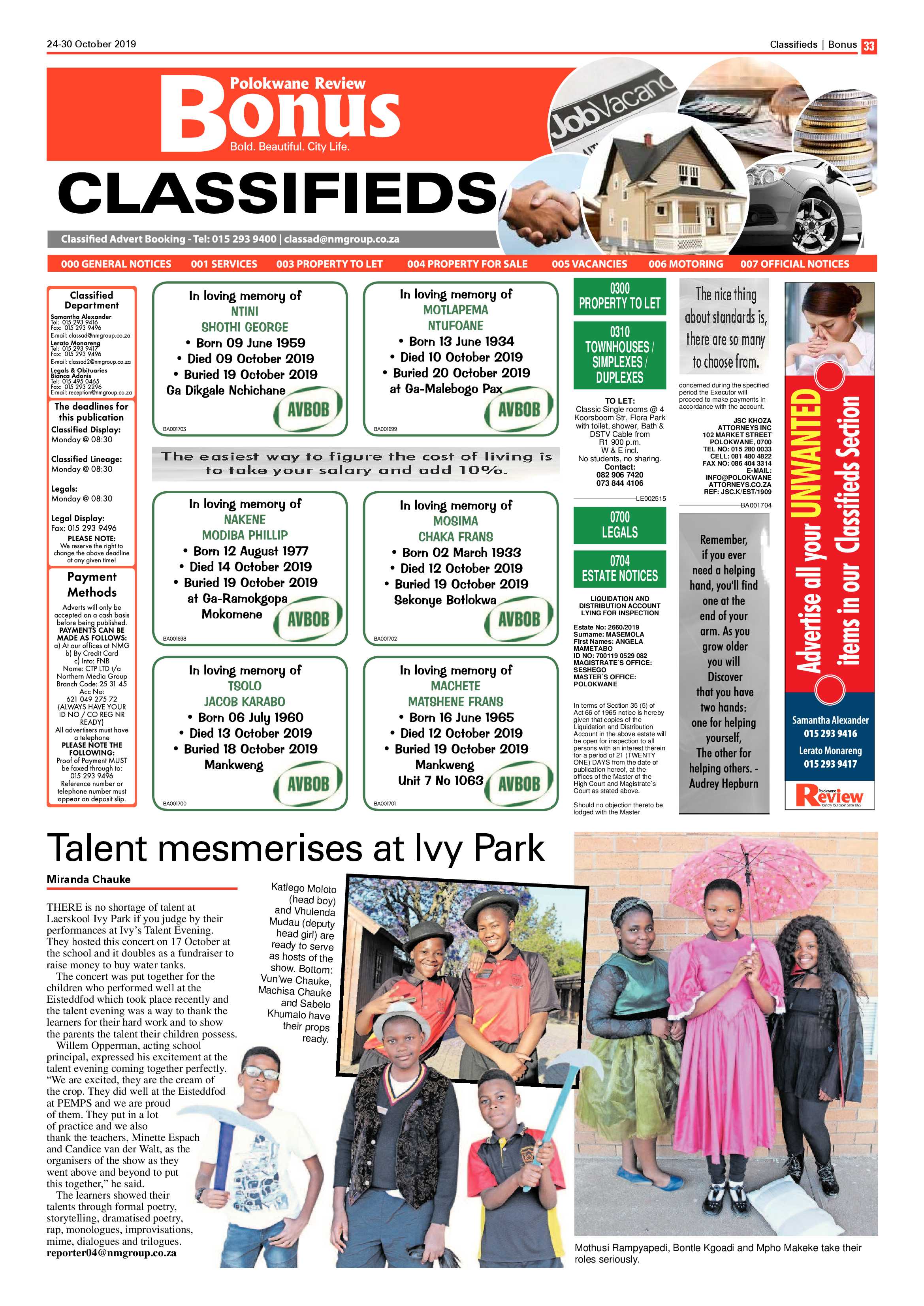 Review Bonus 24 October 2019 page 33