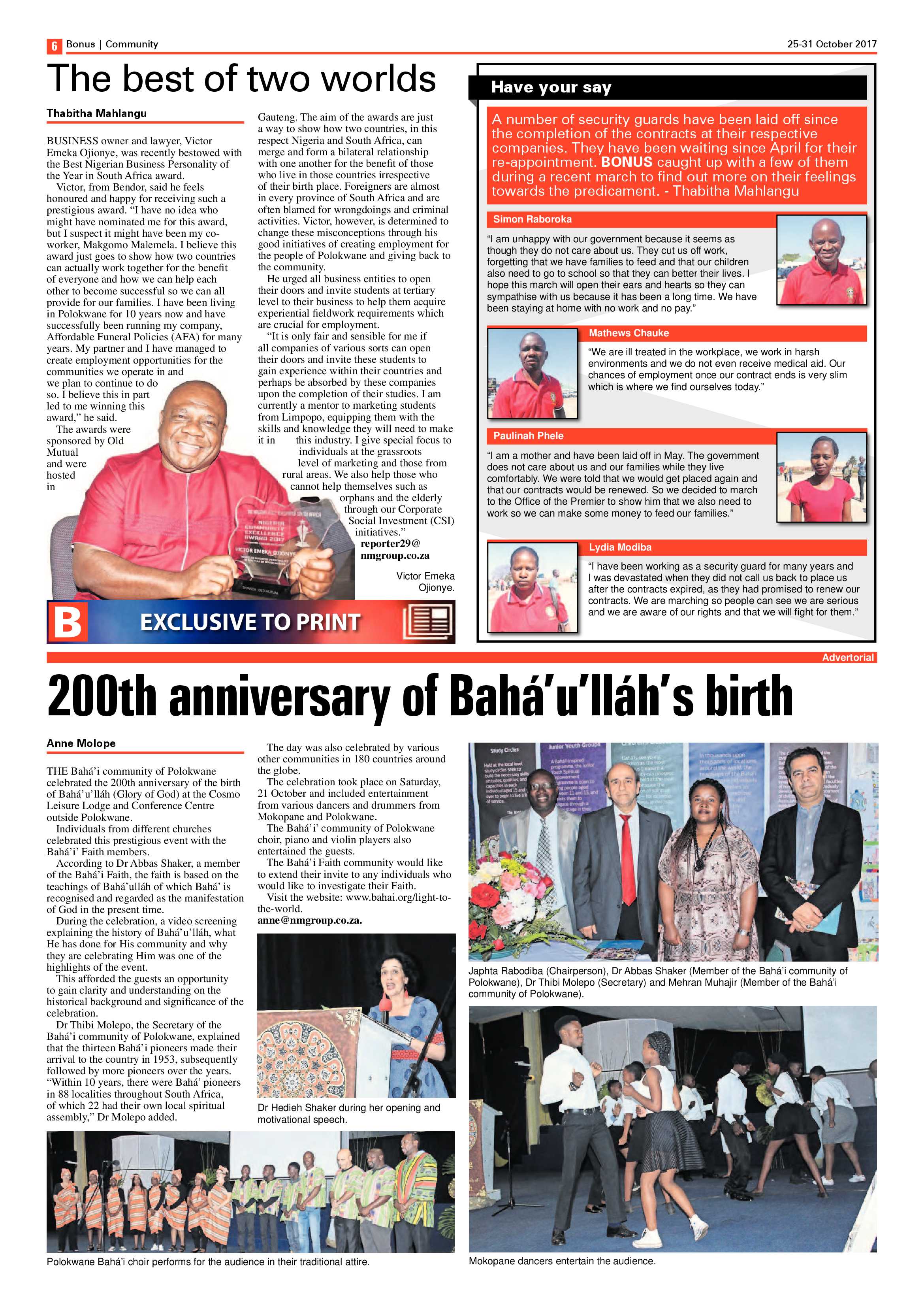 Review Bonus 25 October 2017 page 6