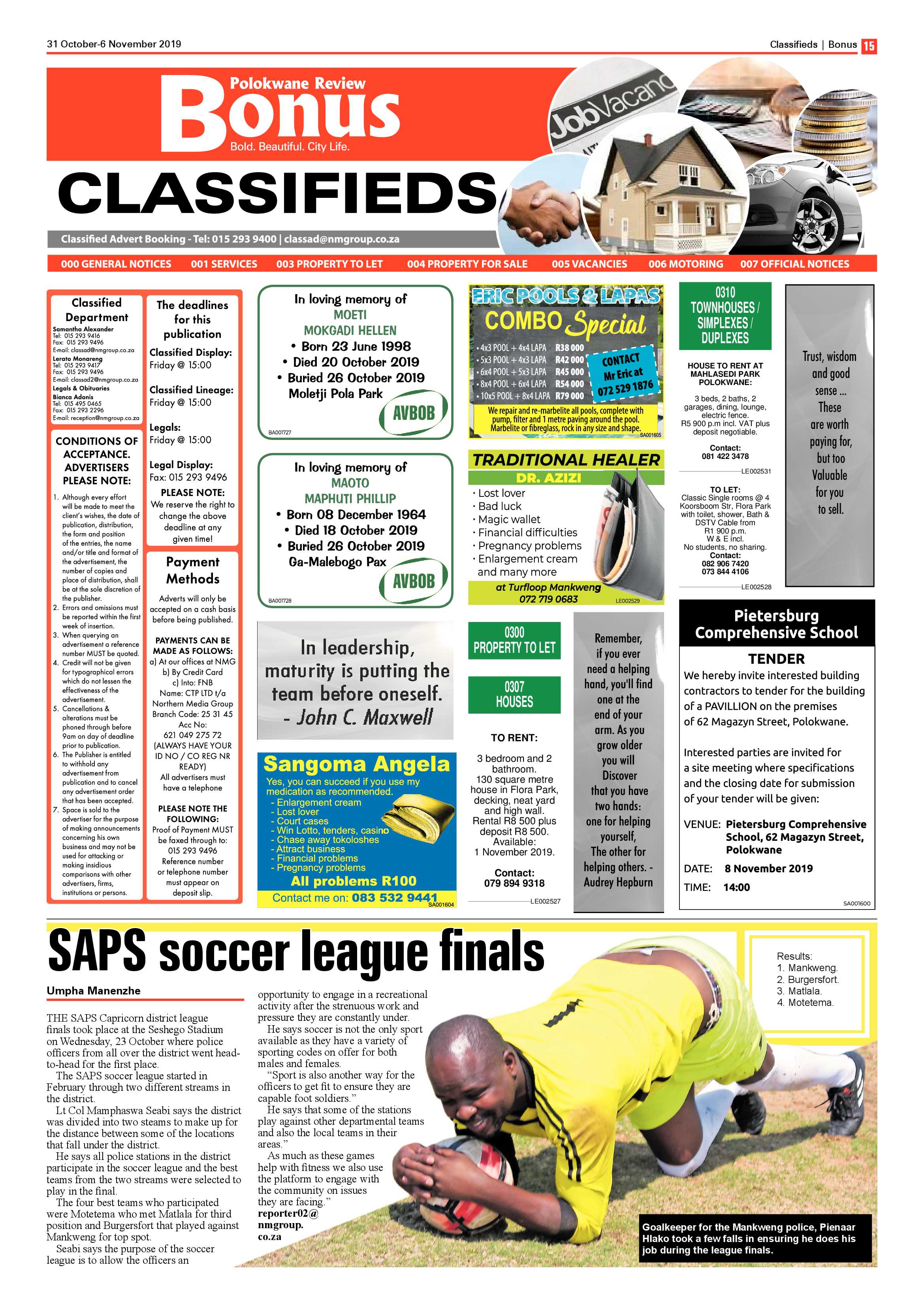 Review Bonus 31 October 2019 page 15