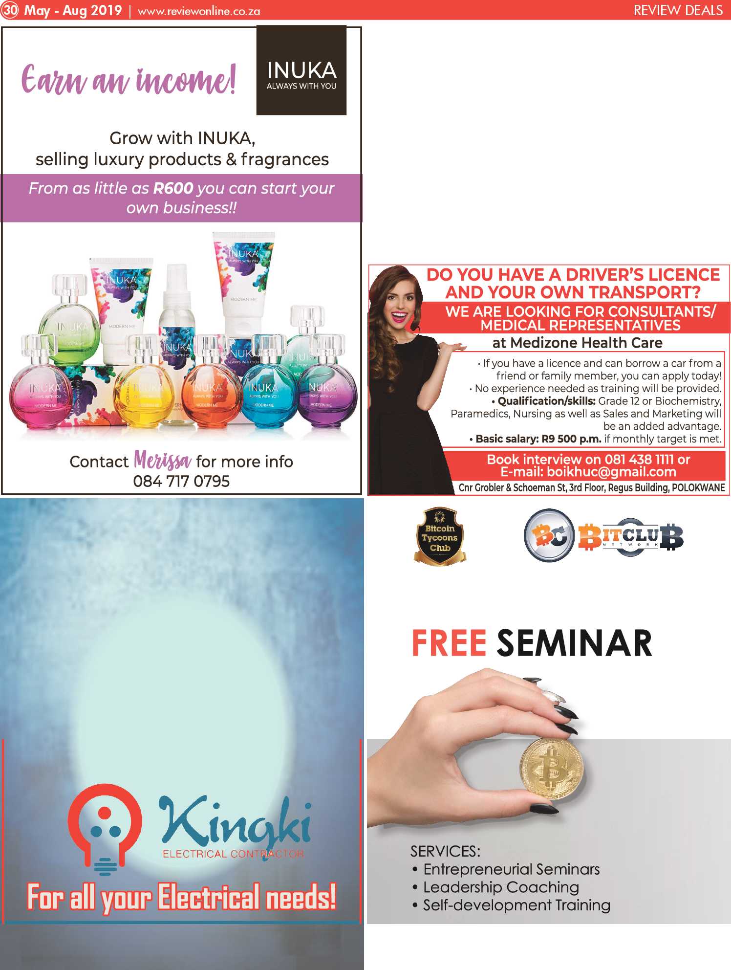 Review Deals May – August 2019 page 30