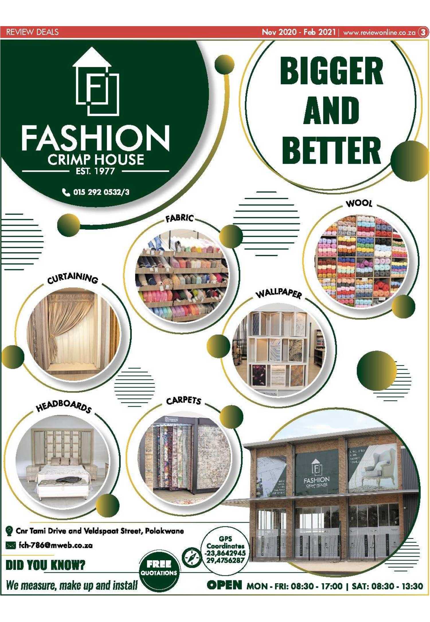 Review Deals November 2020 – February 2021 page 3
