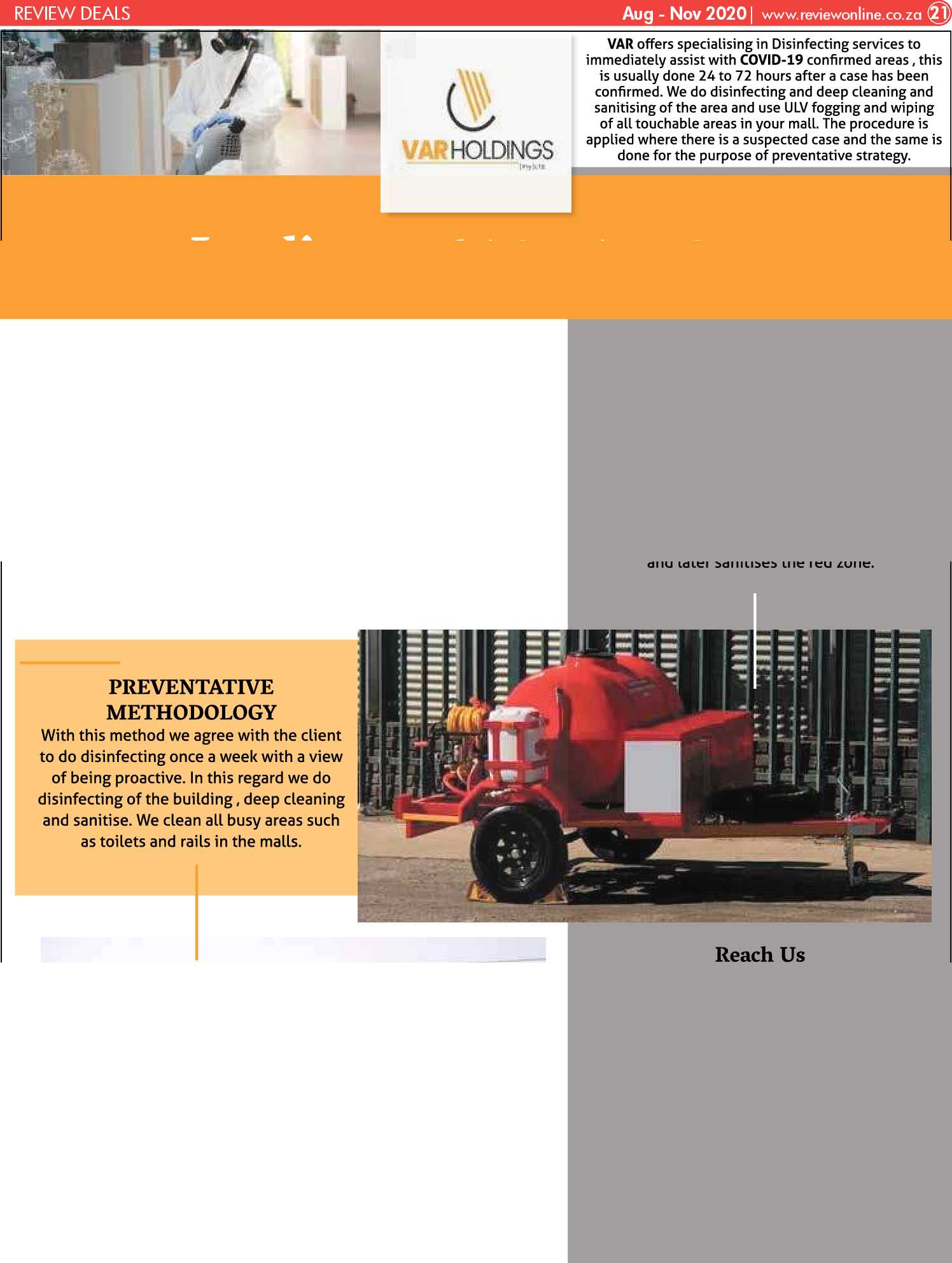 Review Deals August – November 2020 page 21