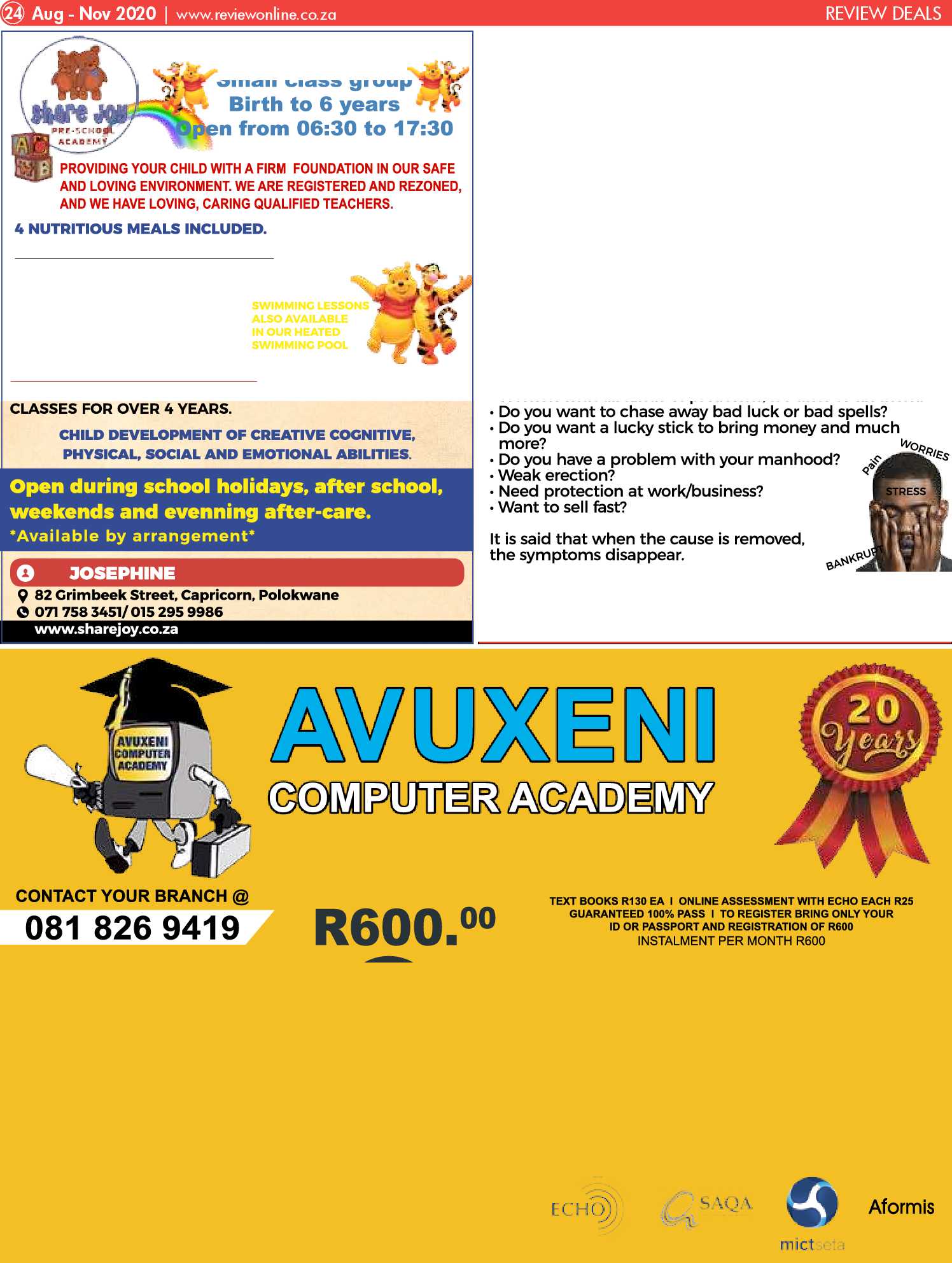 Review Deals August – November 2020 page 24