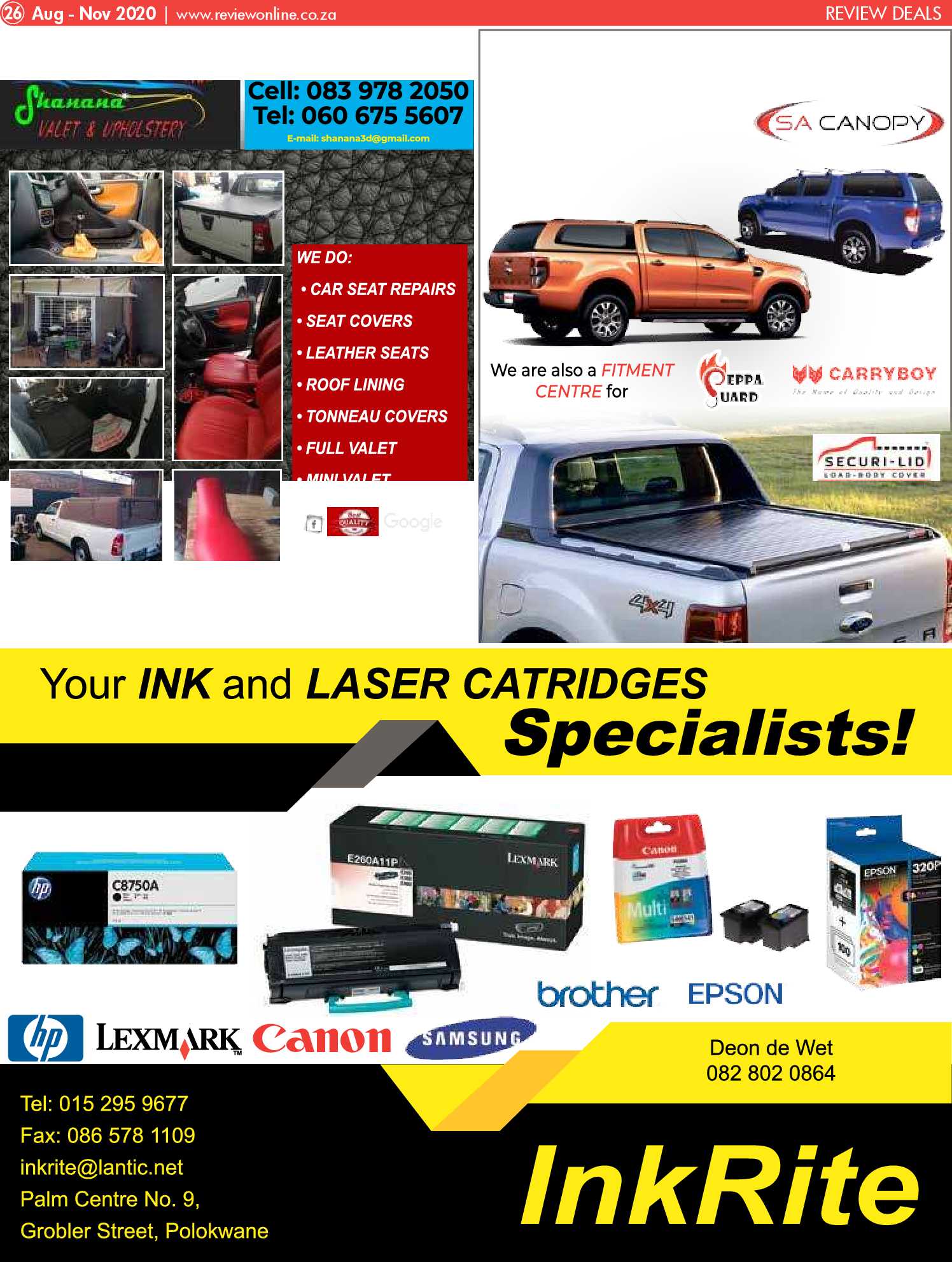 Review Deals August – November 2020 page 26