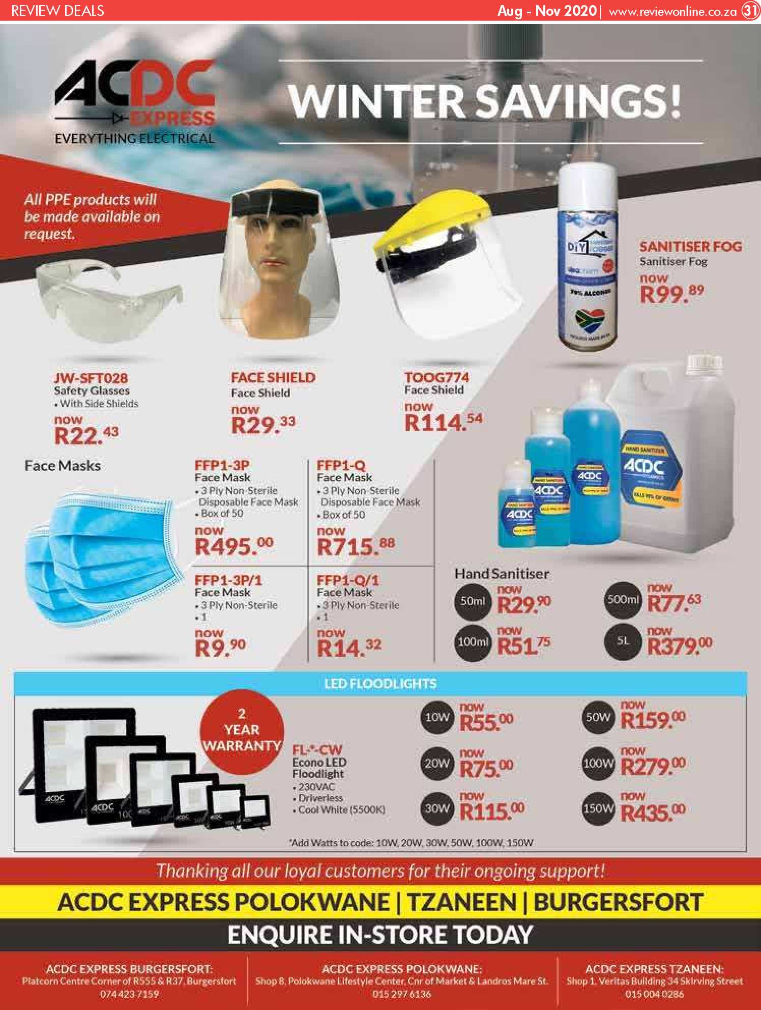 Review Deals August – November 2020 page 31